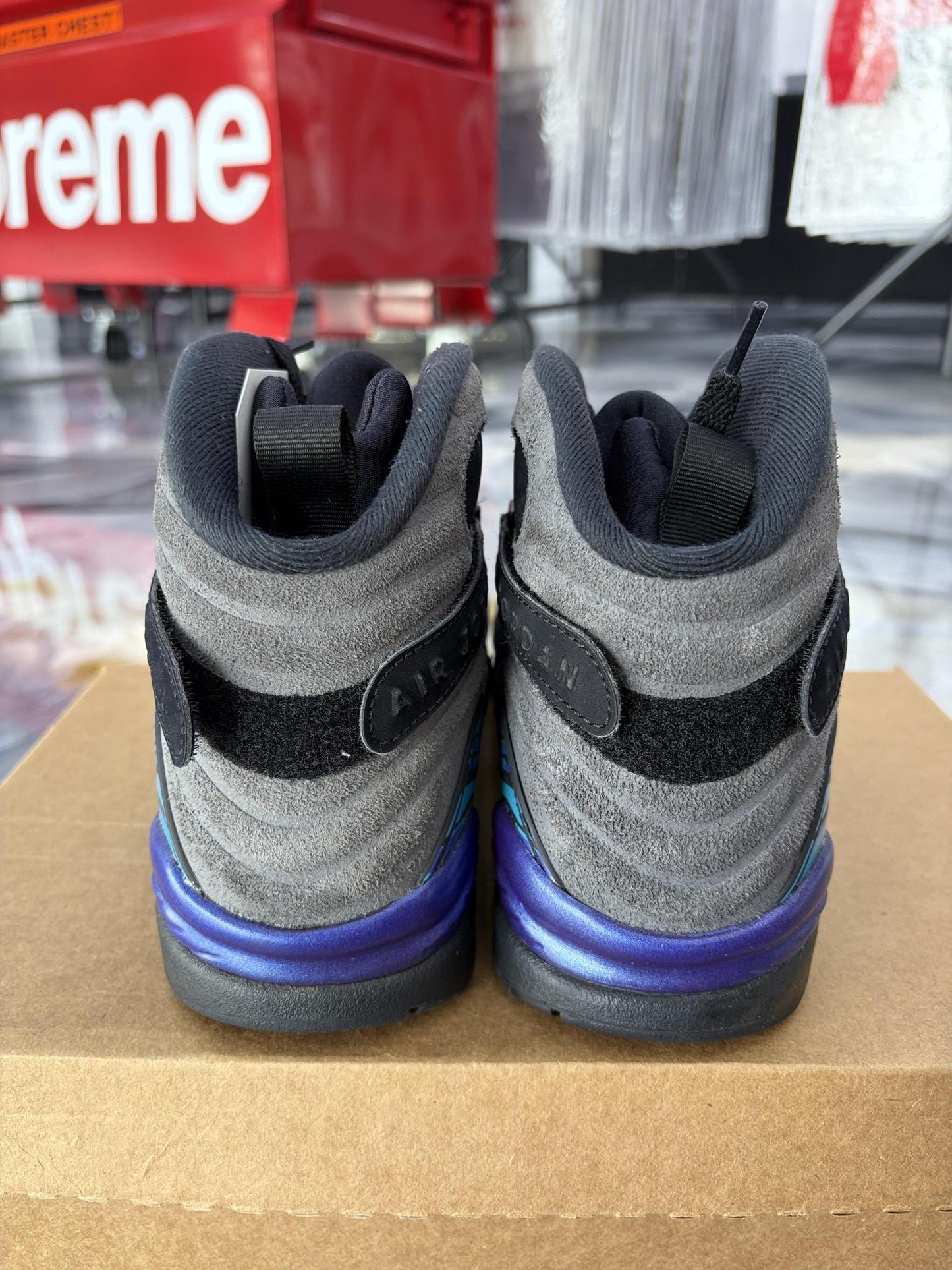 Jordan 8 "Aqua" Used Size 8