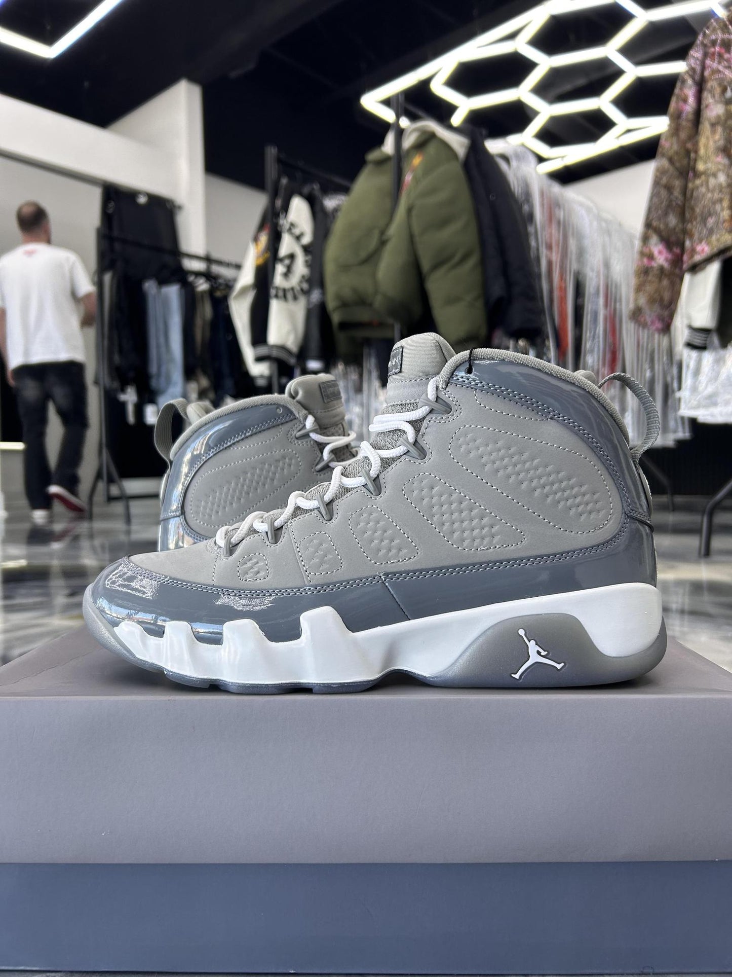 Jordan 9 "Cool Grey" Used Size 9.5