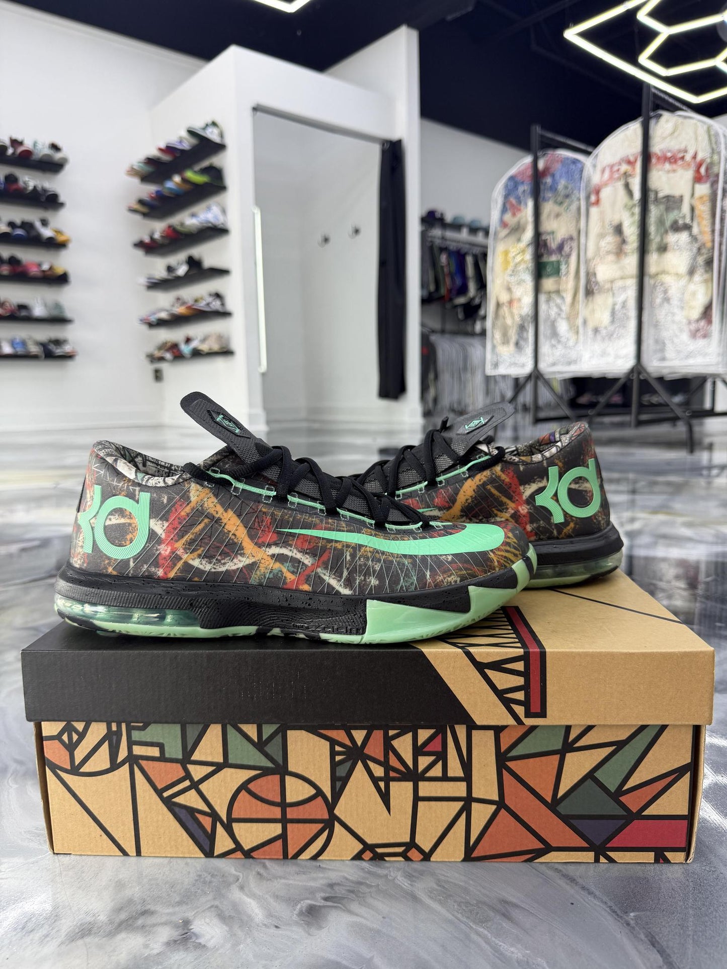 Nike KD 6 "All Star Gumbo" Used Size 10