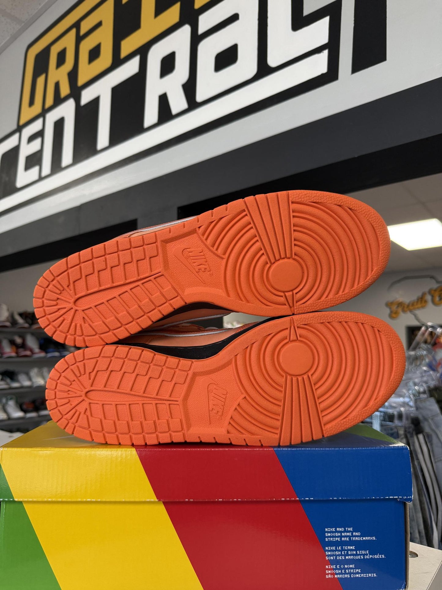 Nike Dunk SB "Orange Lobster" Used Size 14