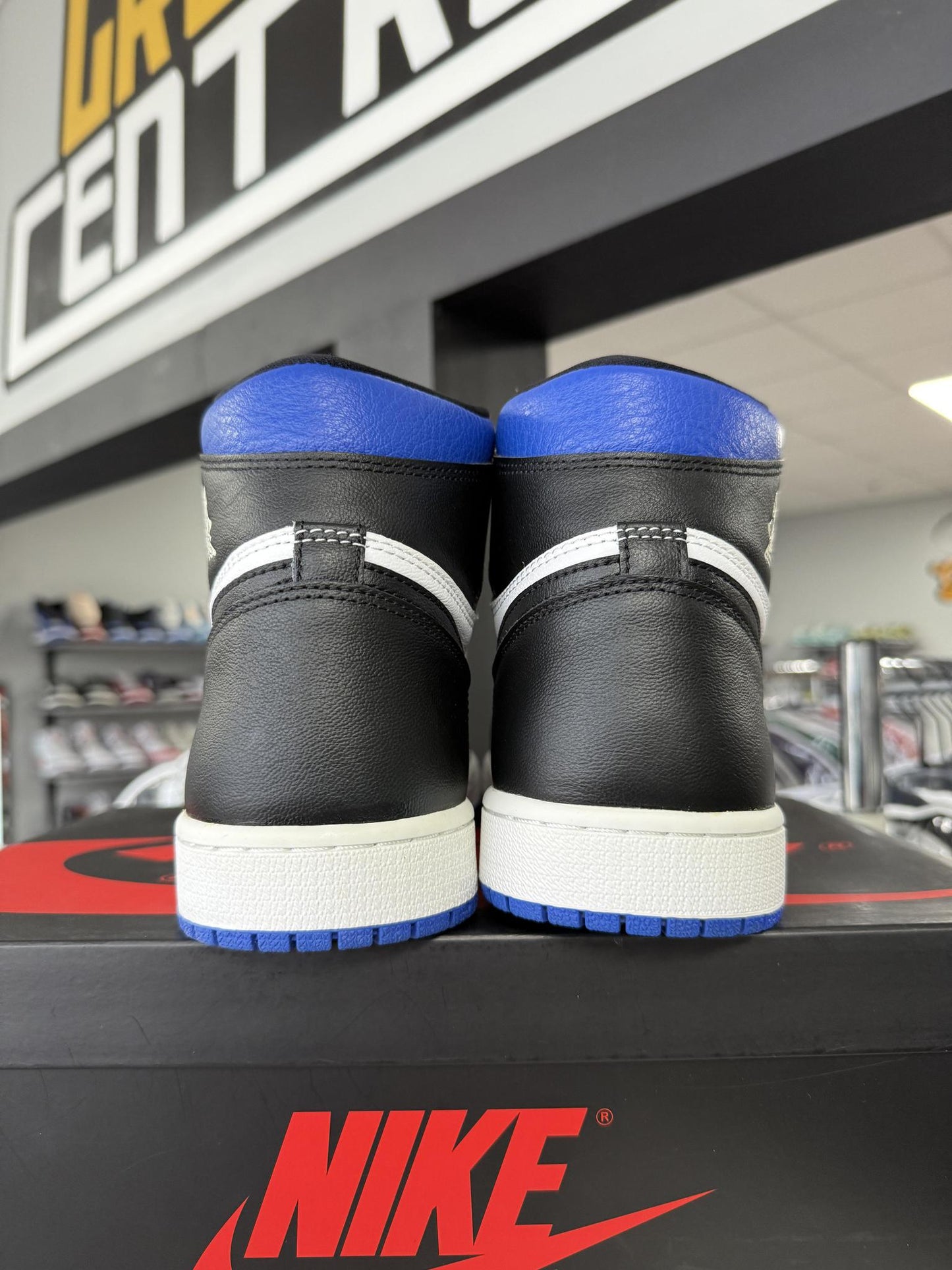 Jordan 1 "Black Game Royal" Used Size 11