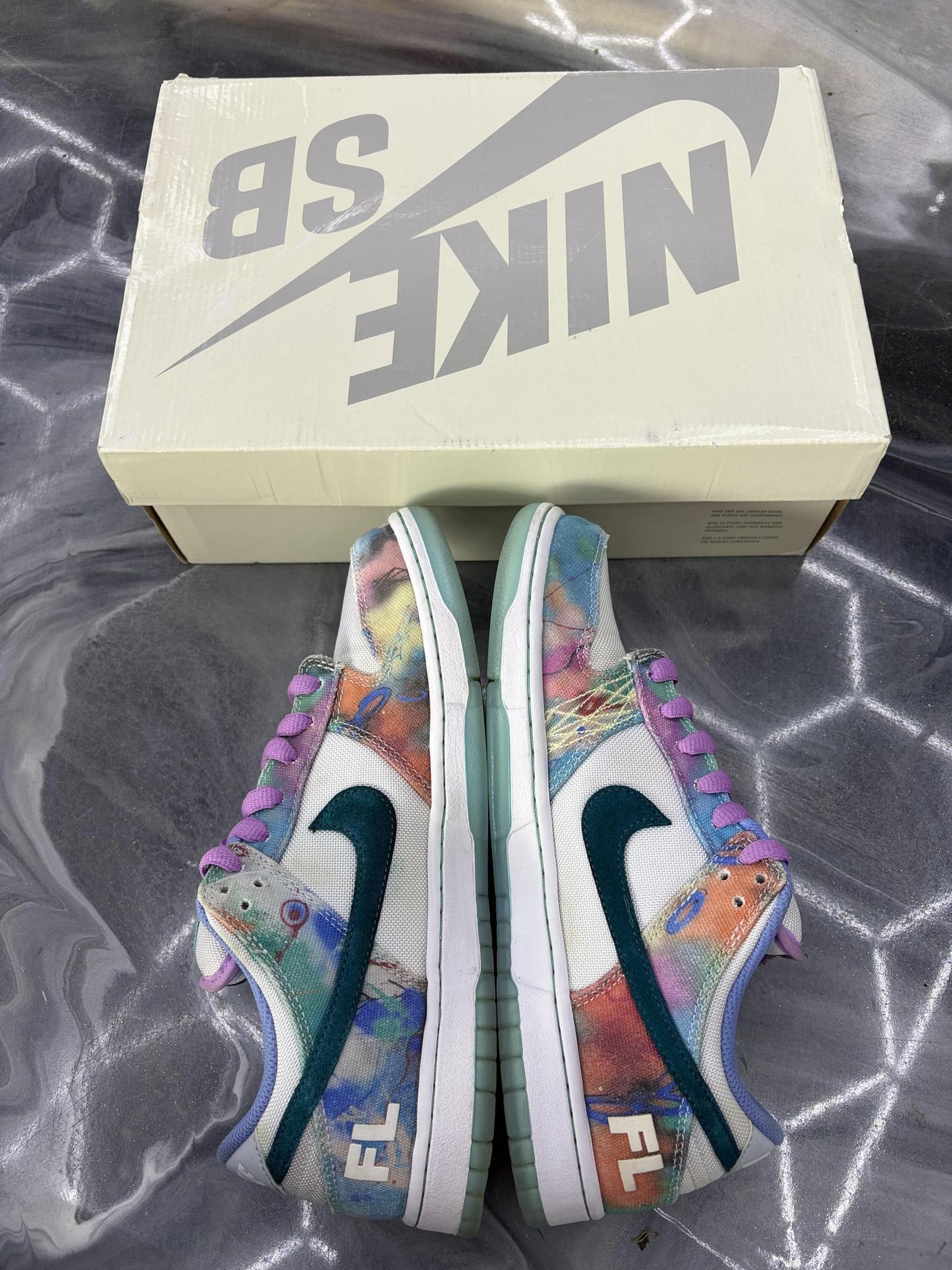 Nke SB Dunk Low "Futura" Used Size 9.5