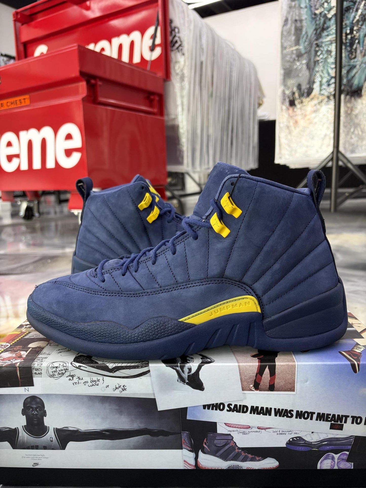 Jordan 12 "Michigan" Used Size 12