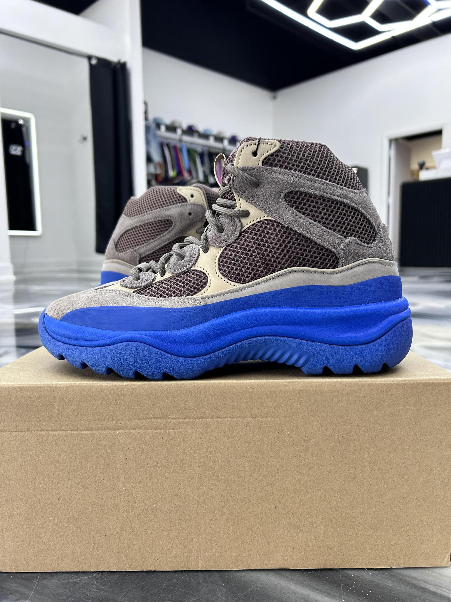 Adidas Yeezy Desert Boot "Taupe Blue" Used Size 9.5 Grail Central Adidas Yeezy Desert Boot "Taupe Blue" Used Size 9.5 Grail Central