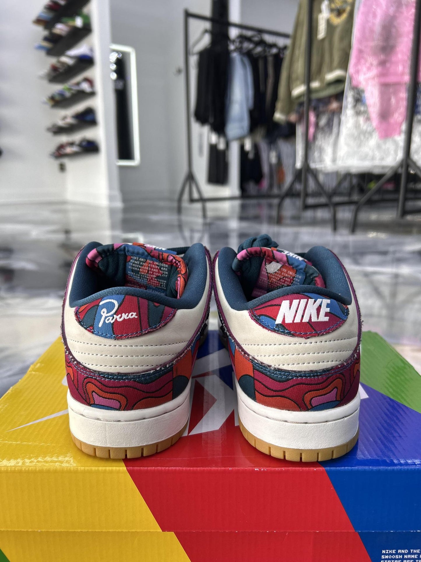 Nike SB Dunk Low Pro "Parra" Used Size 9.5
