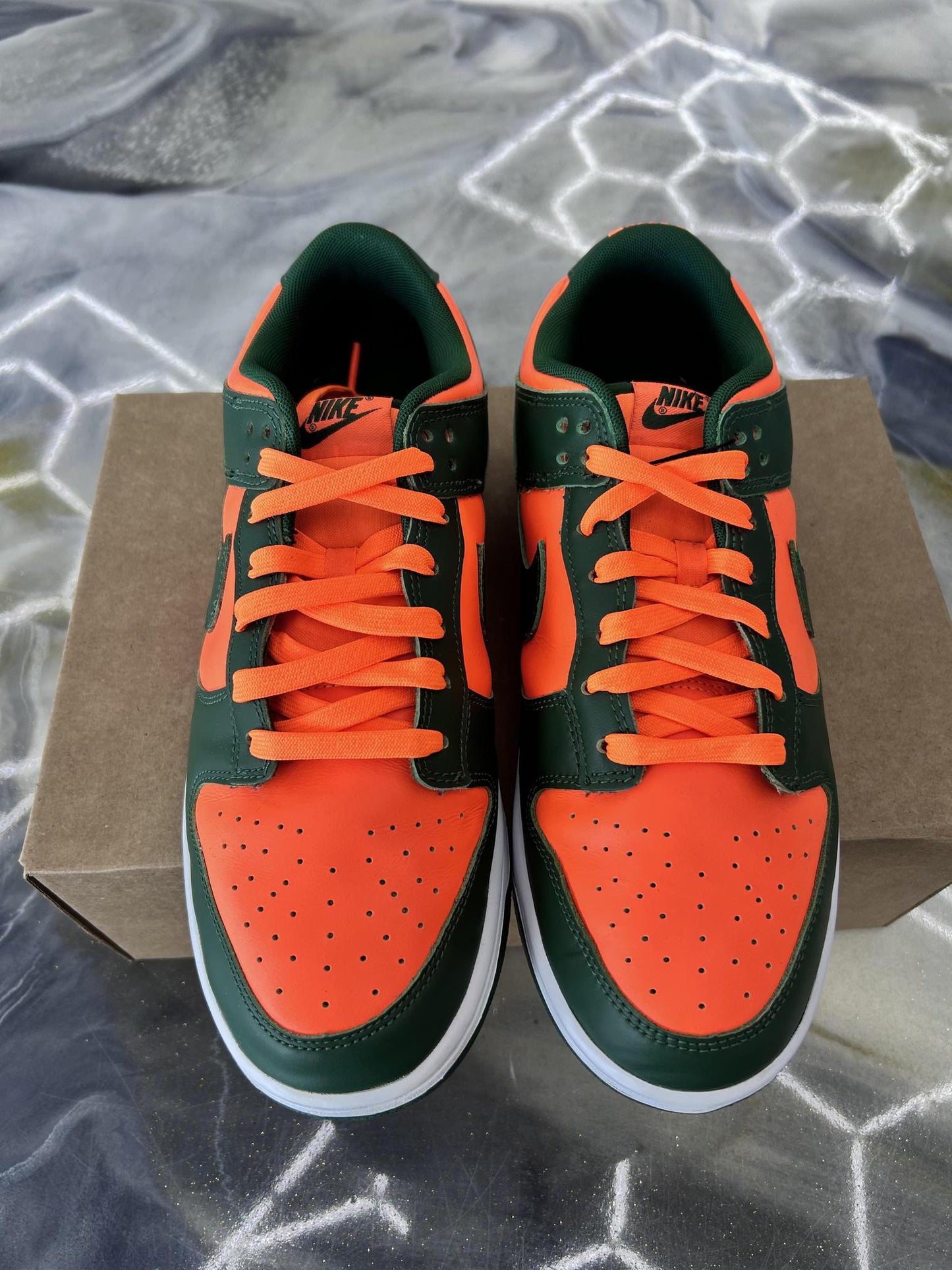 Nike Dunk Low "Miami Hurricanes" Used Size 11
