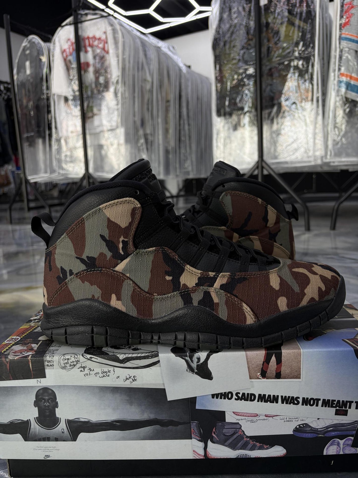 Jordan 10 "Camo" Used Size 12
