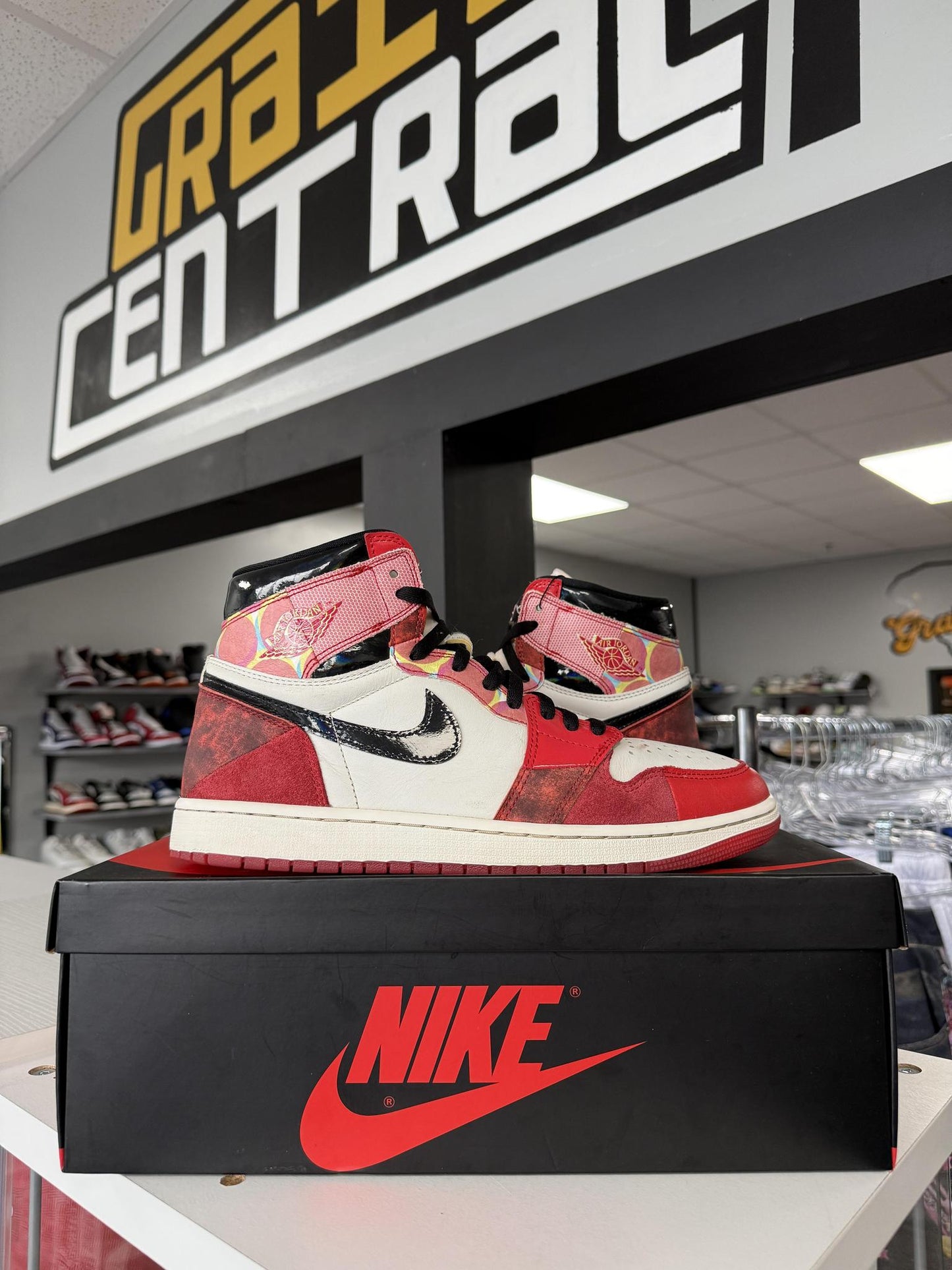 Jordan 1 "Across The Spiderverse" Used Size 11.5