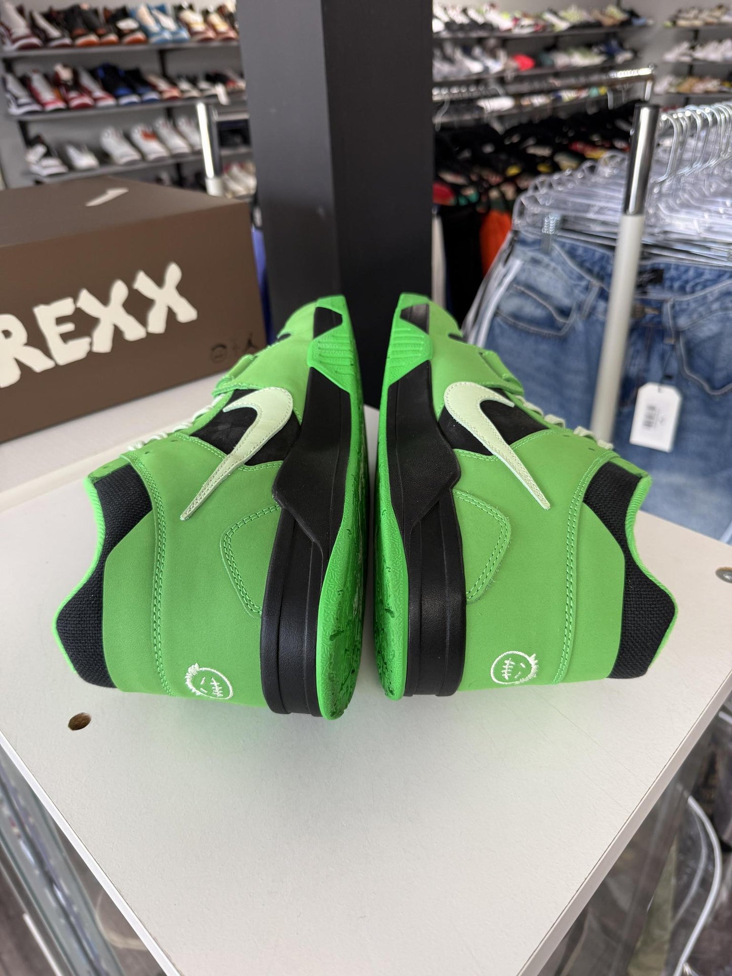 Jordan Jumpman Jack "Green Spark" Used Size 14