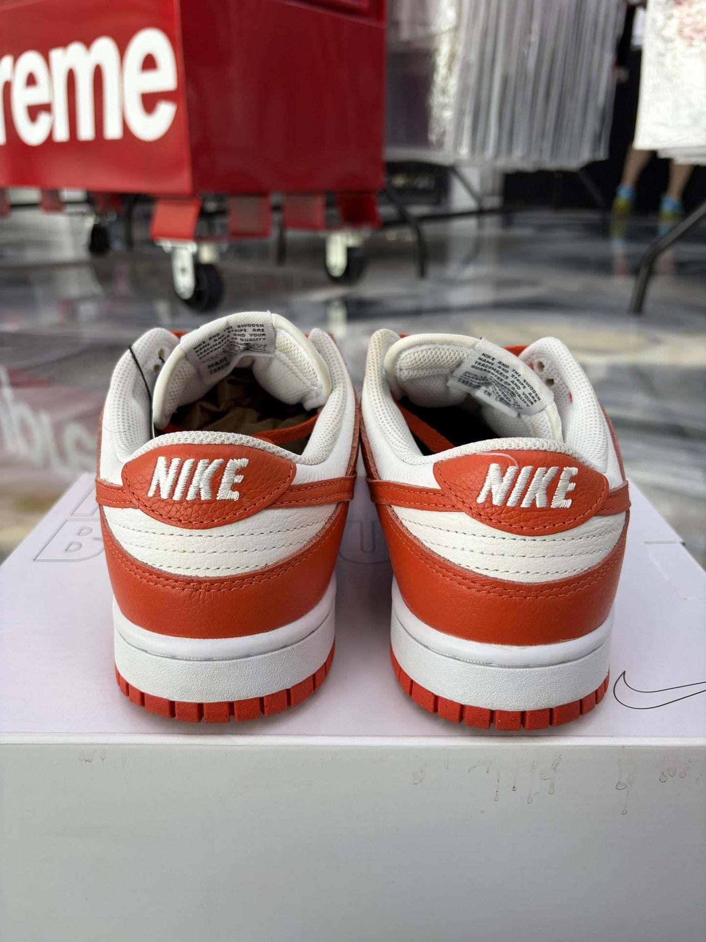 Nike Dunk Low "Orange ID" Used Size 8.5