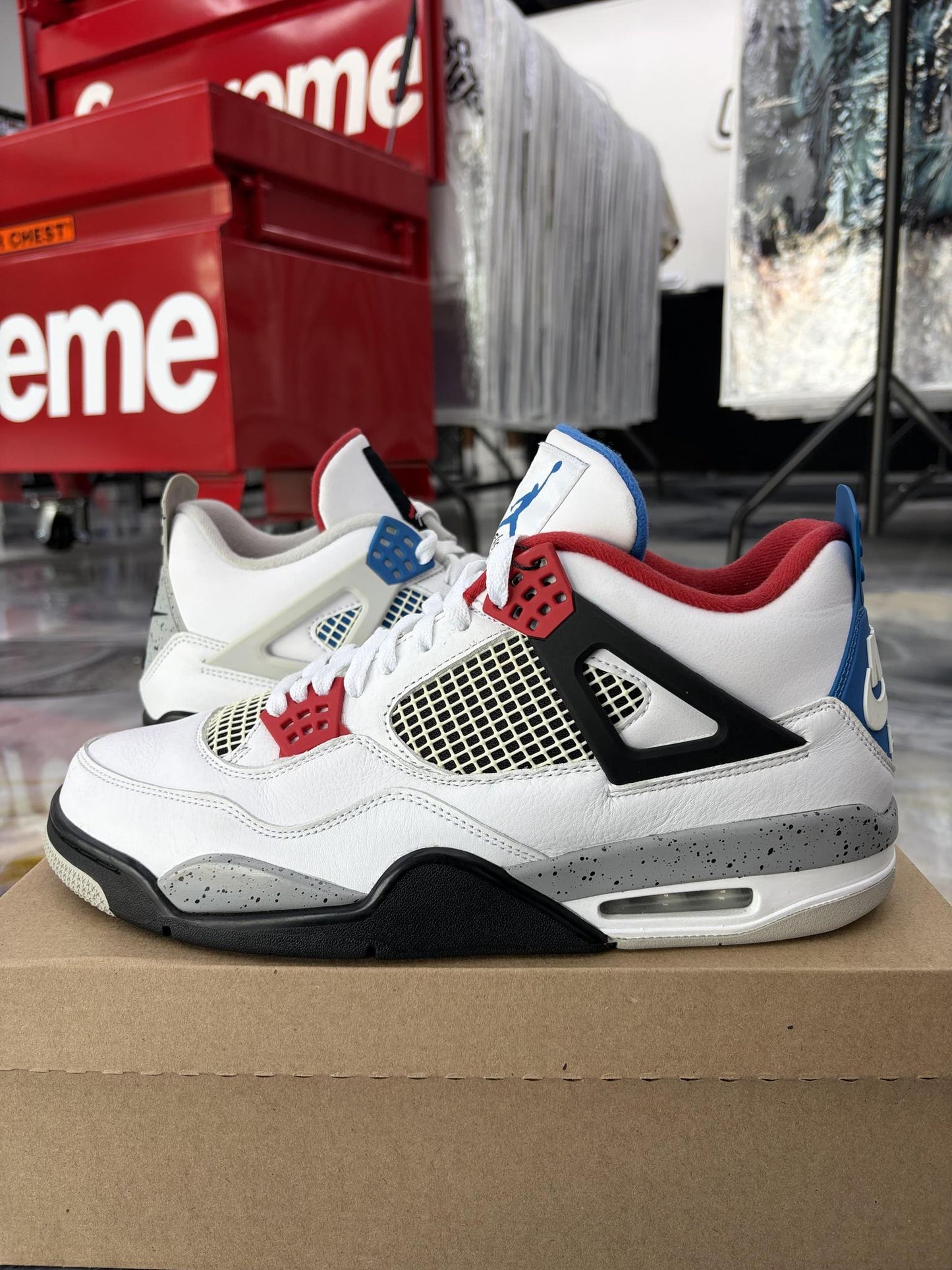 Jordan 4 "What The" Used Size 13