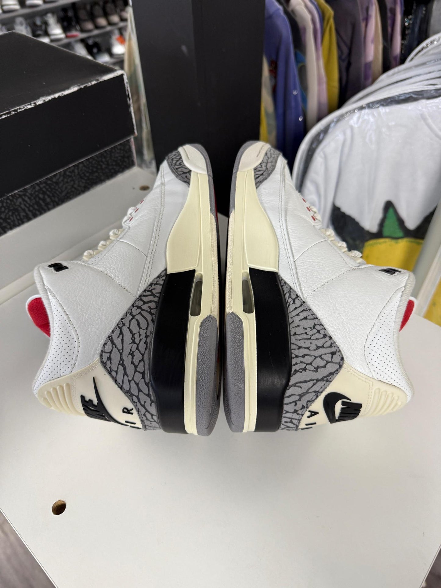 Jordan 3 "White Cement Reimagined" Used Size 10.5