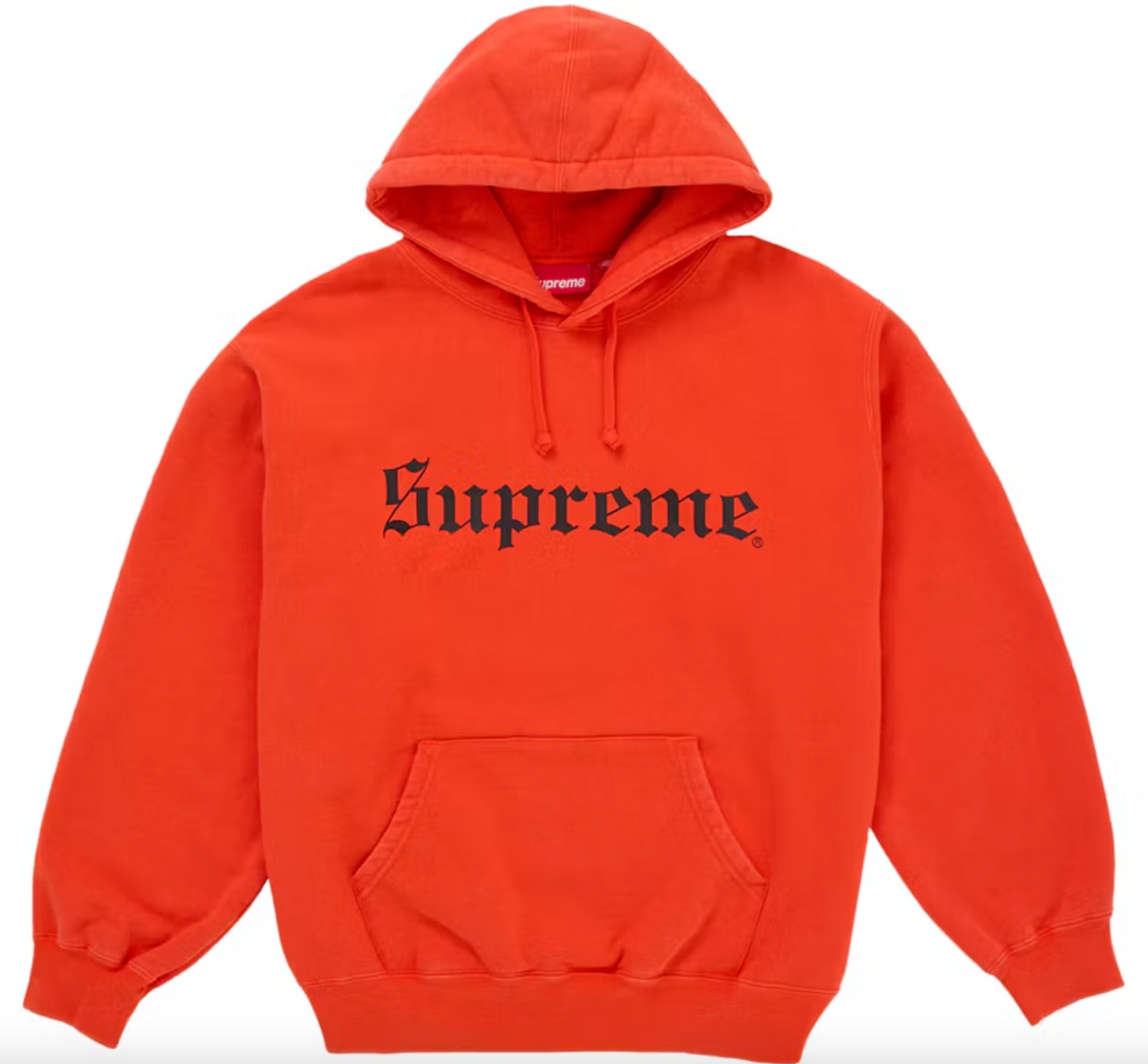Supreme Old English Hoodie "Orange"