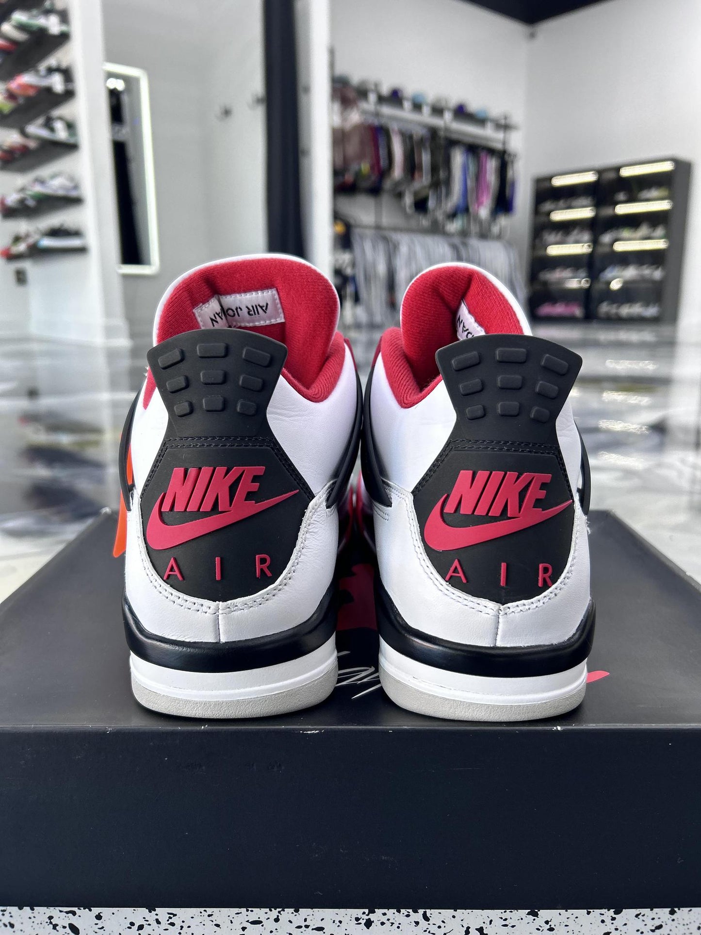 Jordan 4 "Fire Red" Used Size 12