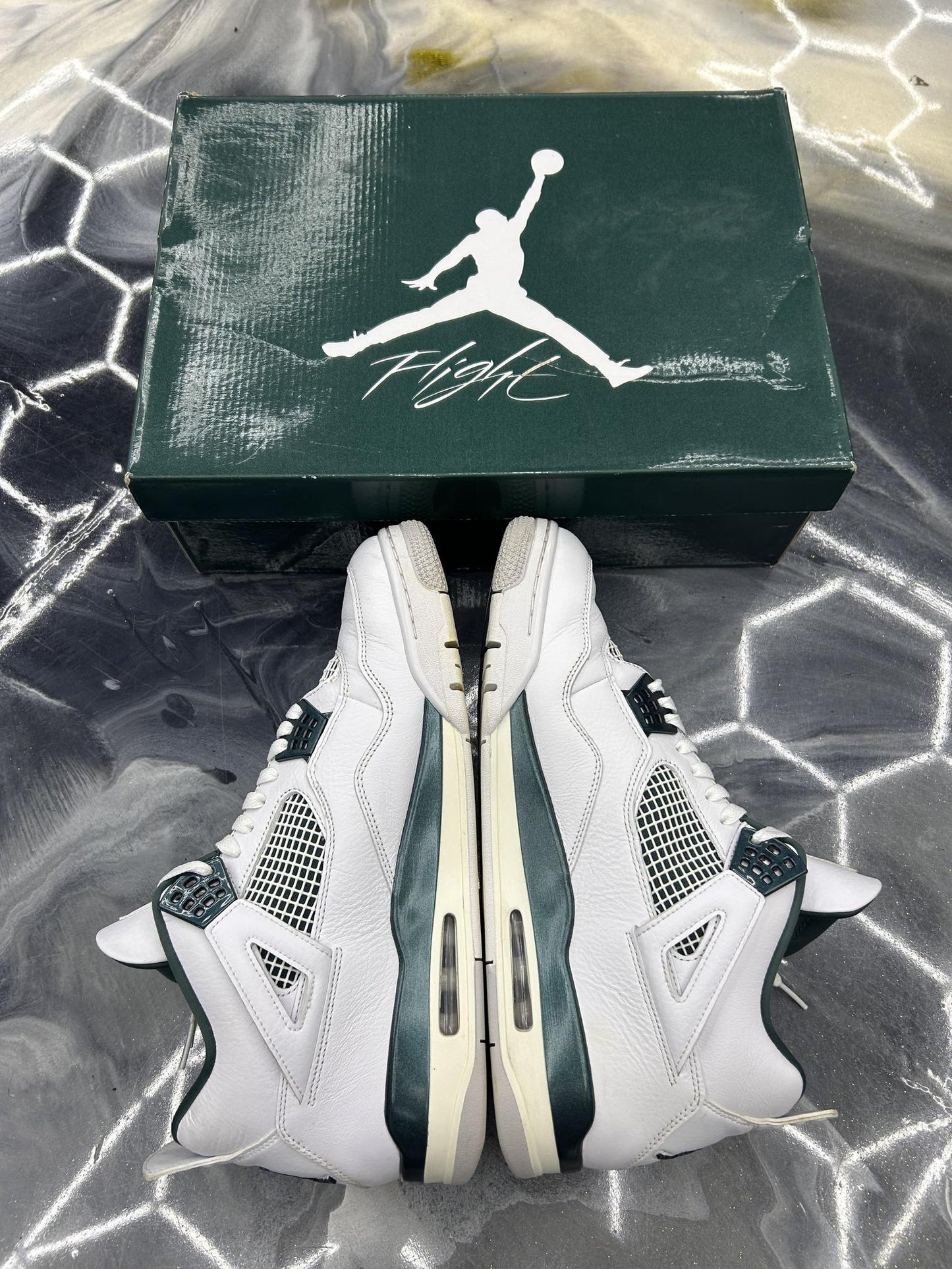 Jordan 4 "Oxidized Green" Used Size 13