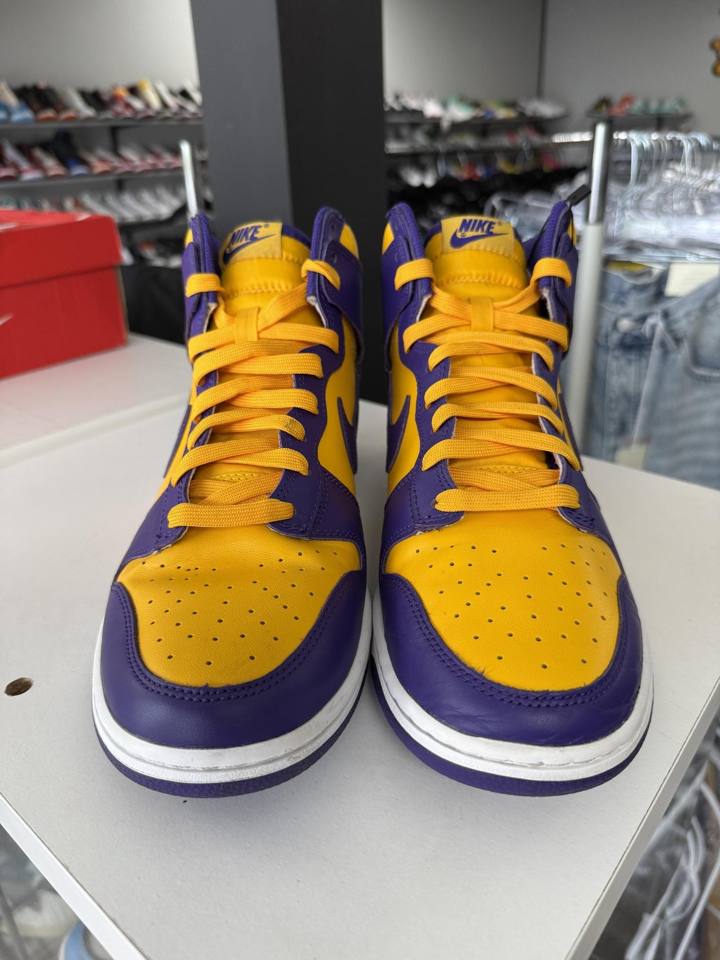 Nike Dunk High "Laker" Used Size 11