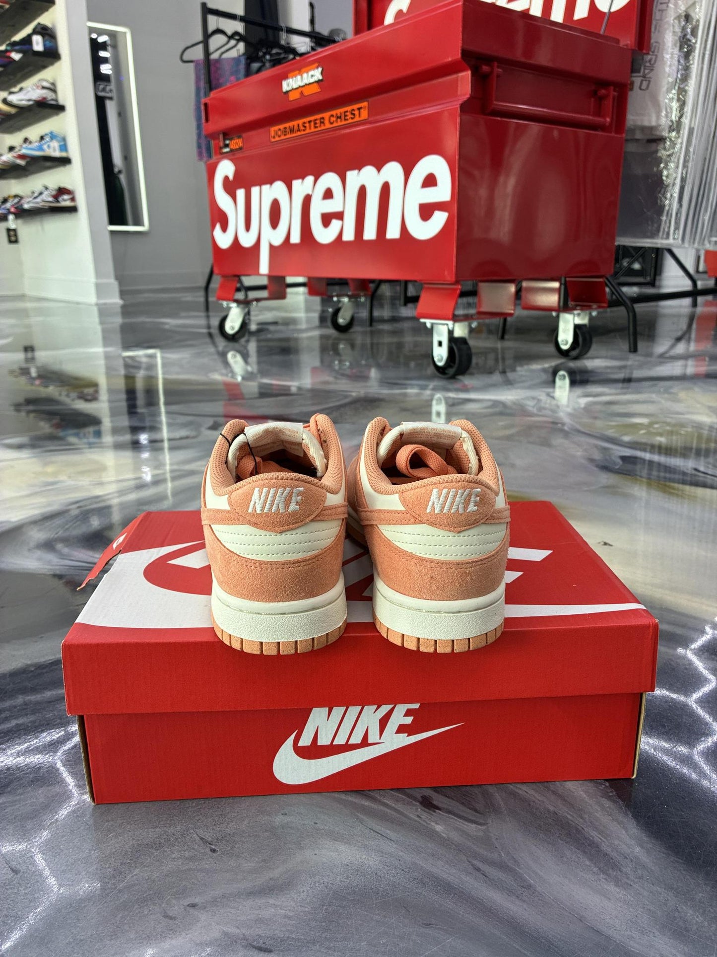 Nike Dunk Low "Apricot Agate" Used Size 7Y/8.5W