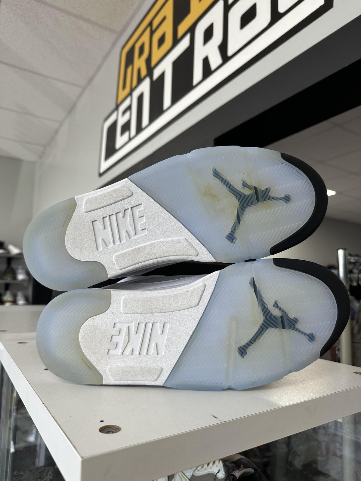 Jordan 5 White Metallic Used