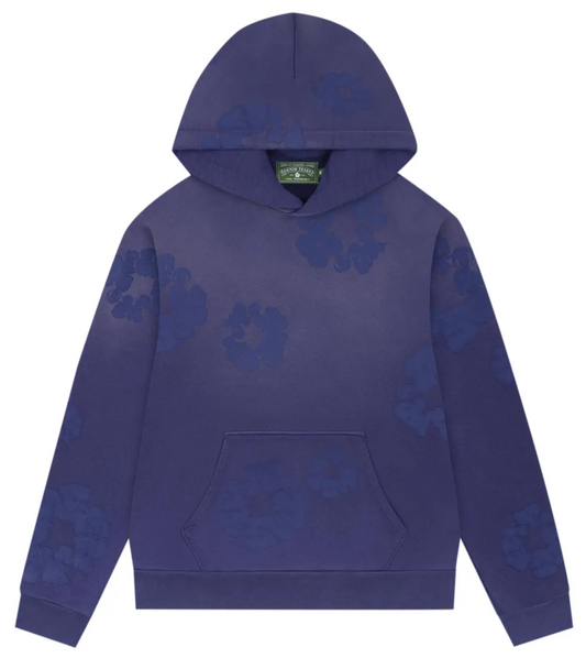 Denim Tears Cotton Wreath Hoodie "Mono Navy"
