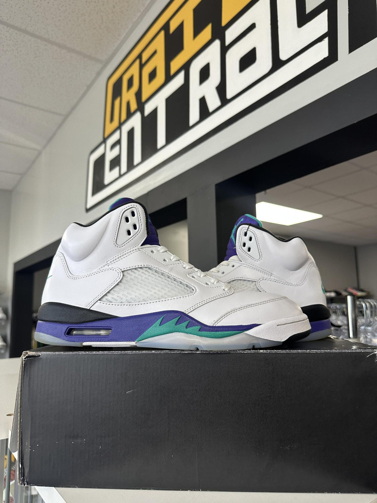 Jordan 5 Grape Used