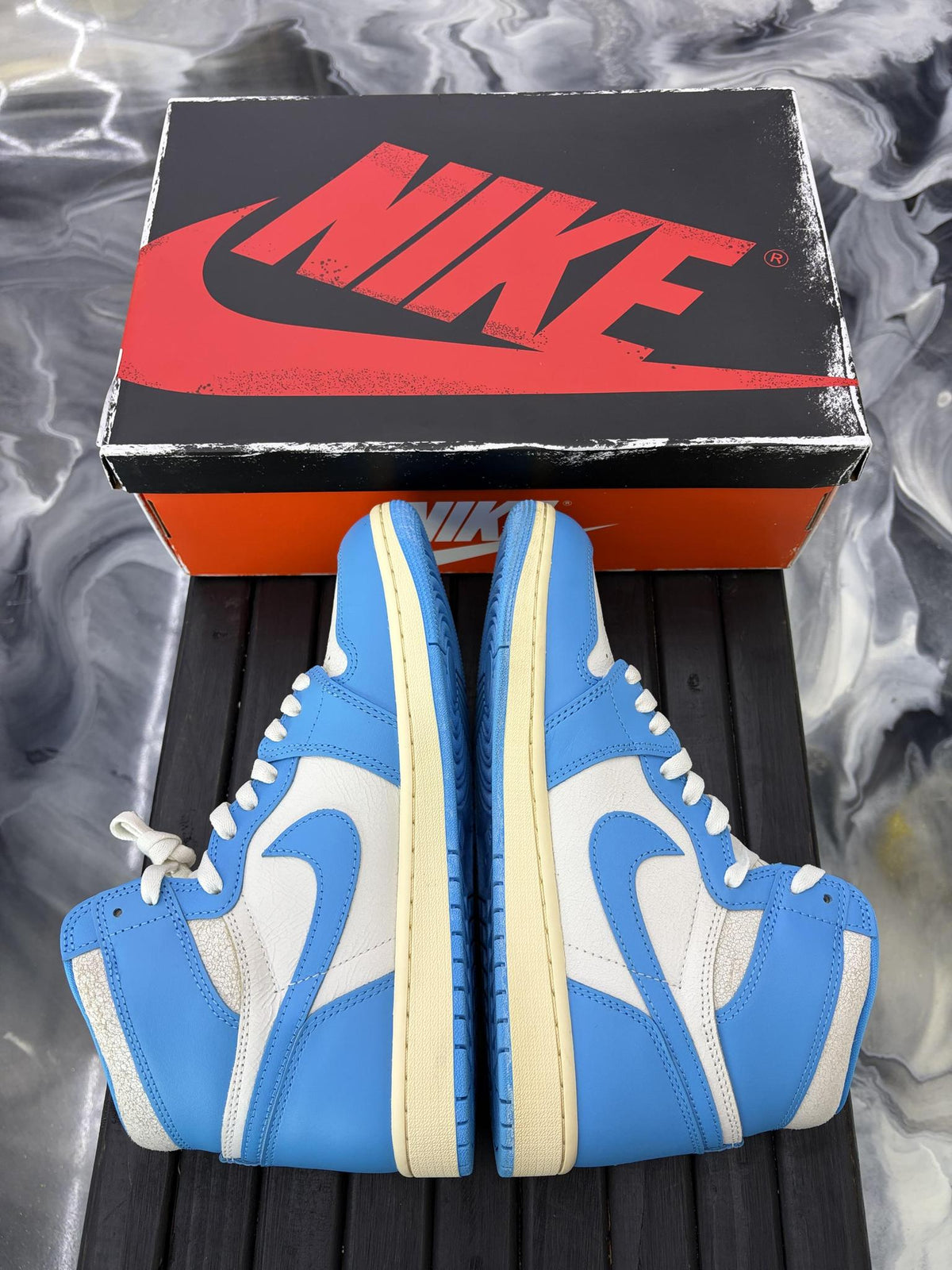 Jordan 1 High "UNC Reimagined" Used Size 9