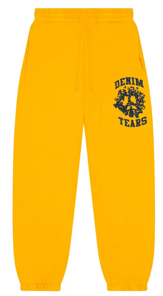 Denim Tears Sweatpants "University Yellow"