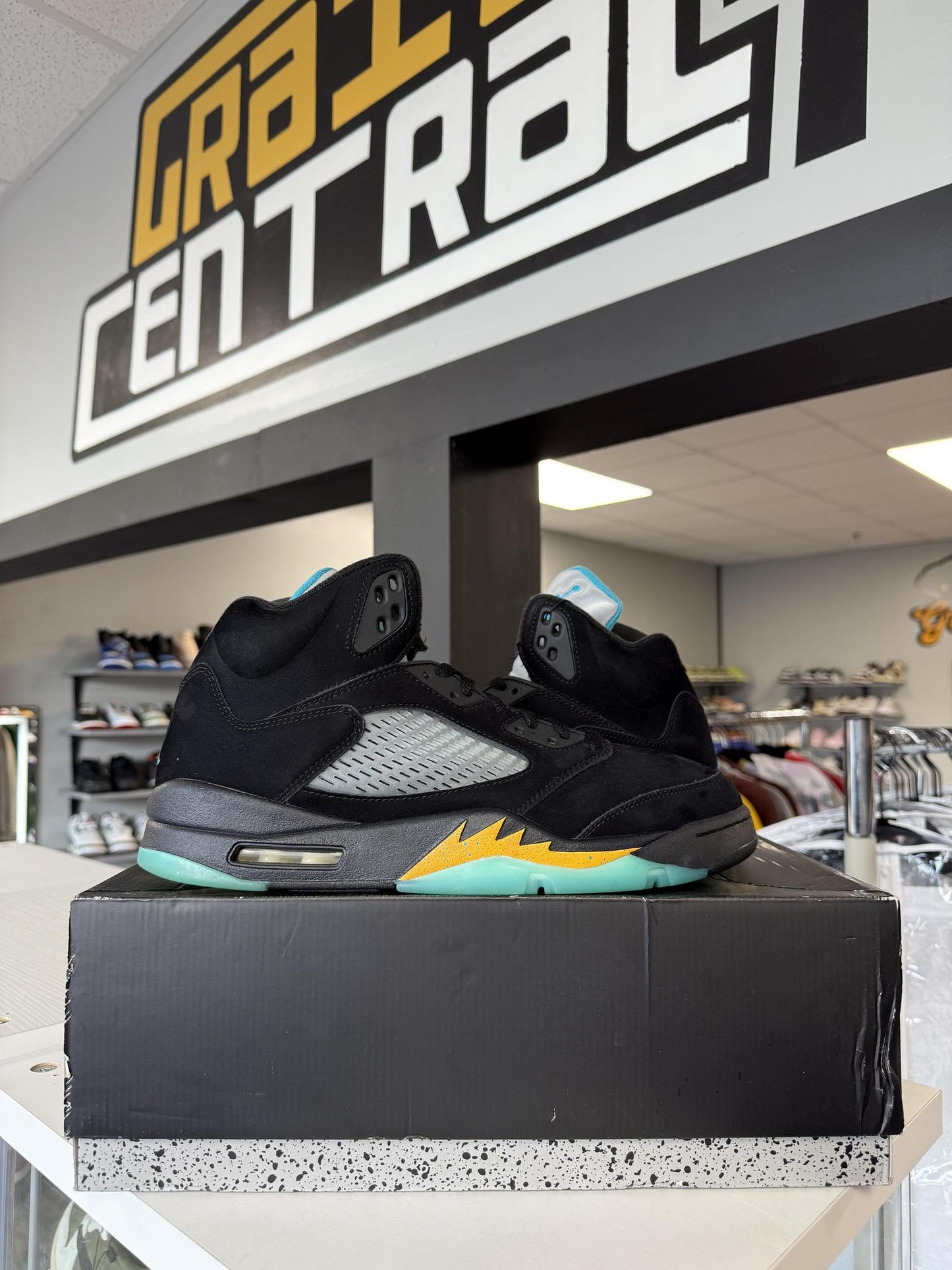 Jordan 5 "Aqua" Used Size 12