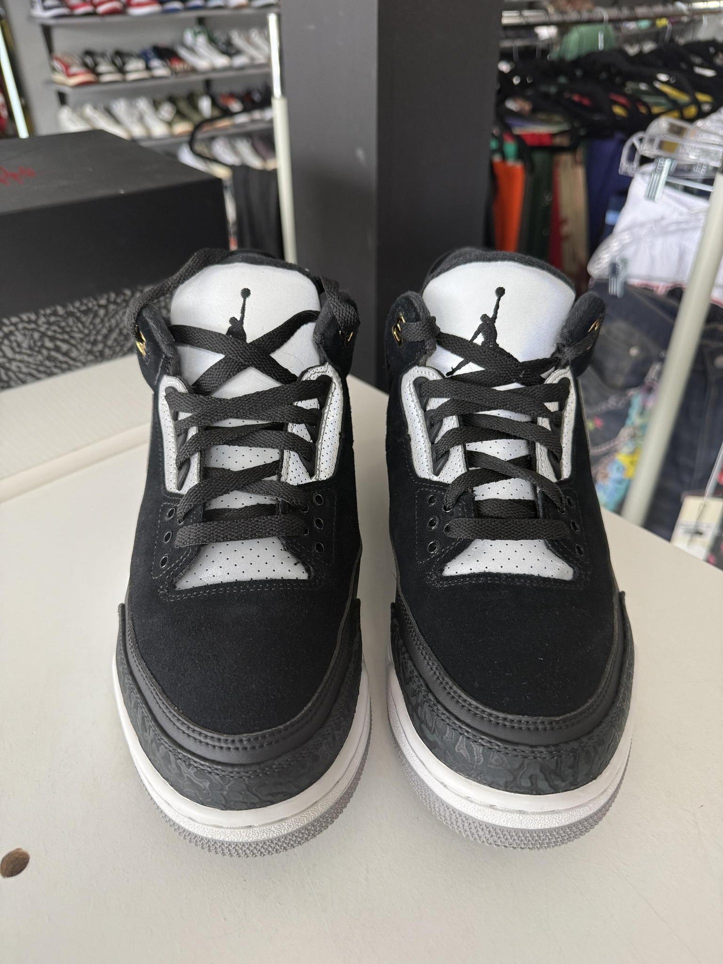 Jordan 3 "Tinker Black" Used Size 9.5