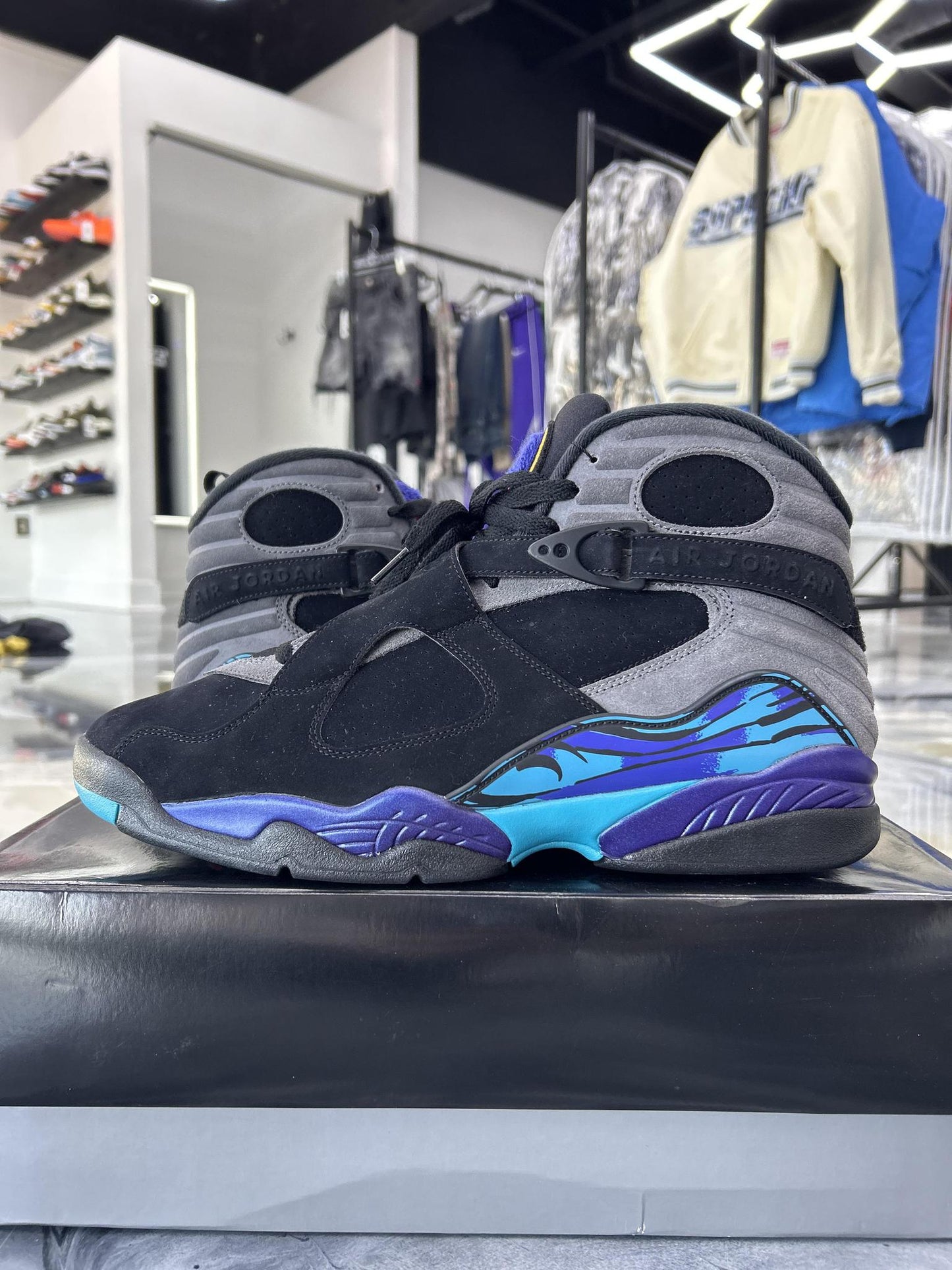 Jordan 8 "Aqua" Used Size 13