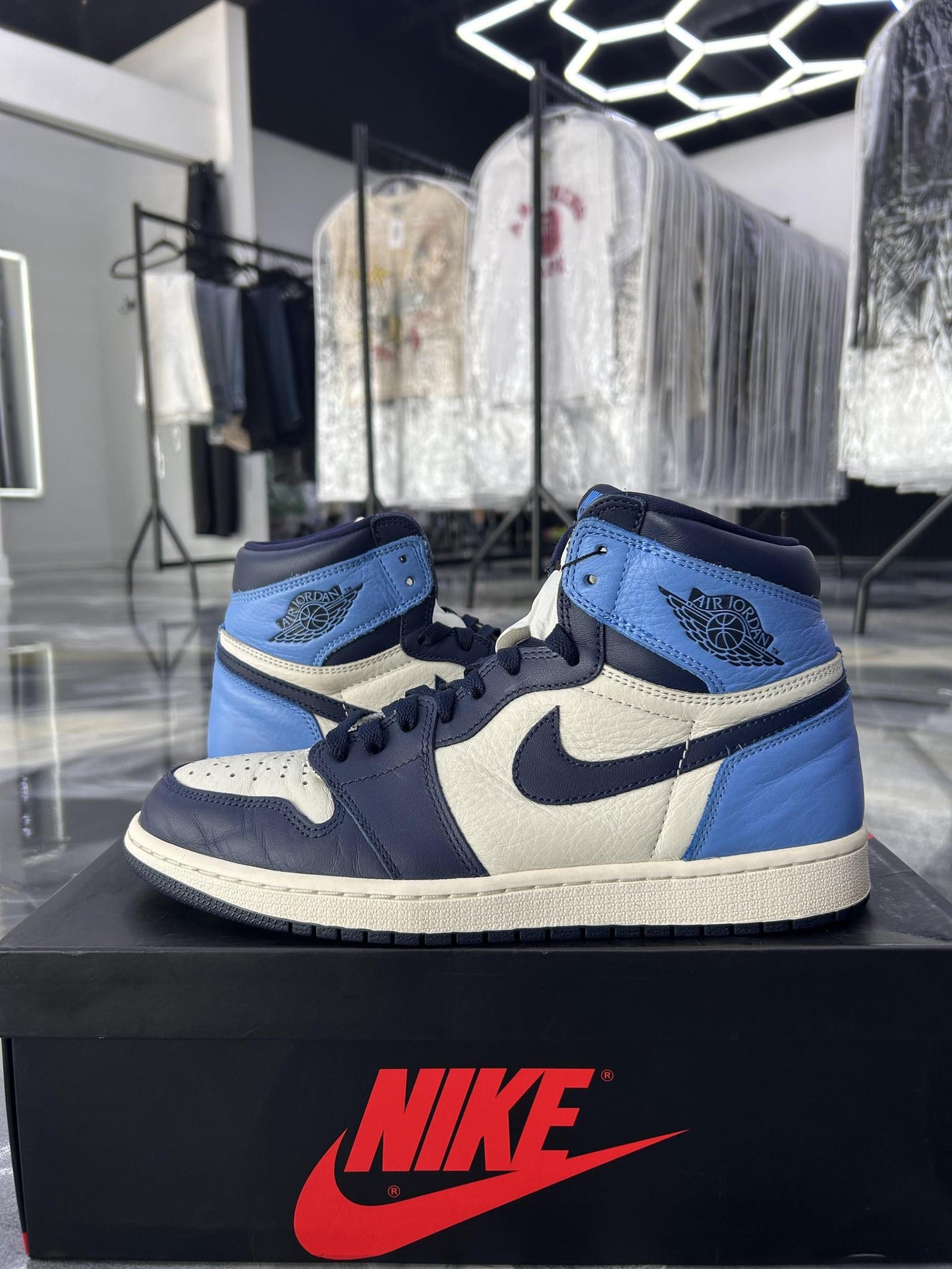 Jordan 1 High "Obsidian" Used Size 10