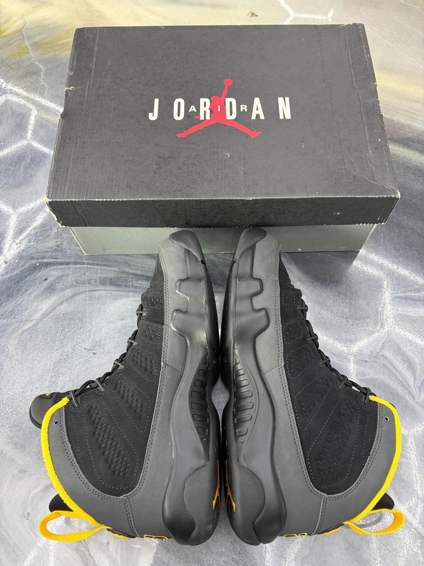 Jordan 9 "University Gold" Used Size 7Y/8.5W