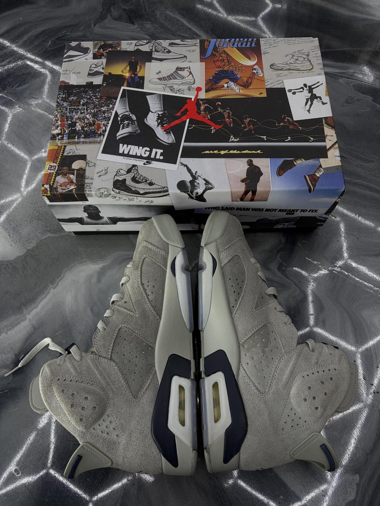 Jordan 6 "Georgetown" Used Size 10