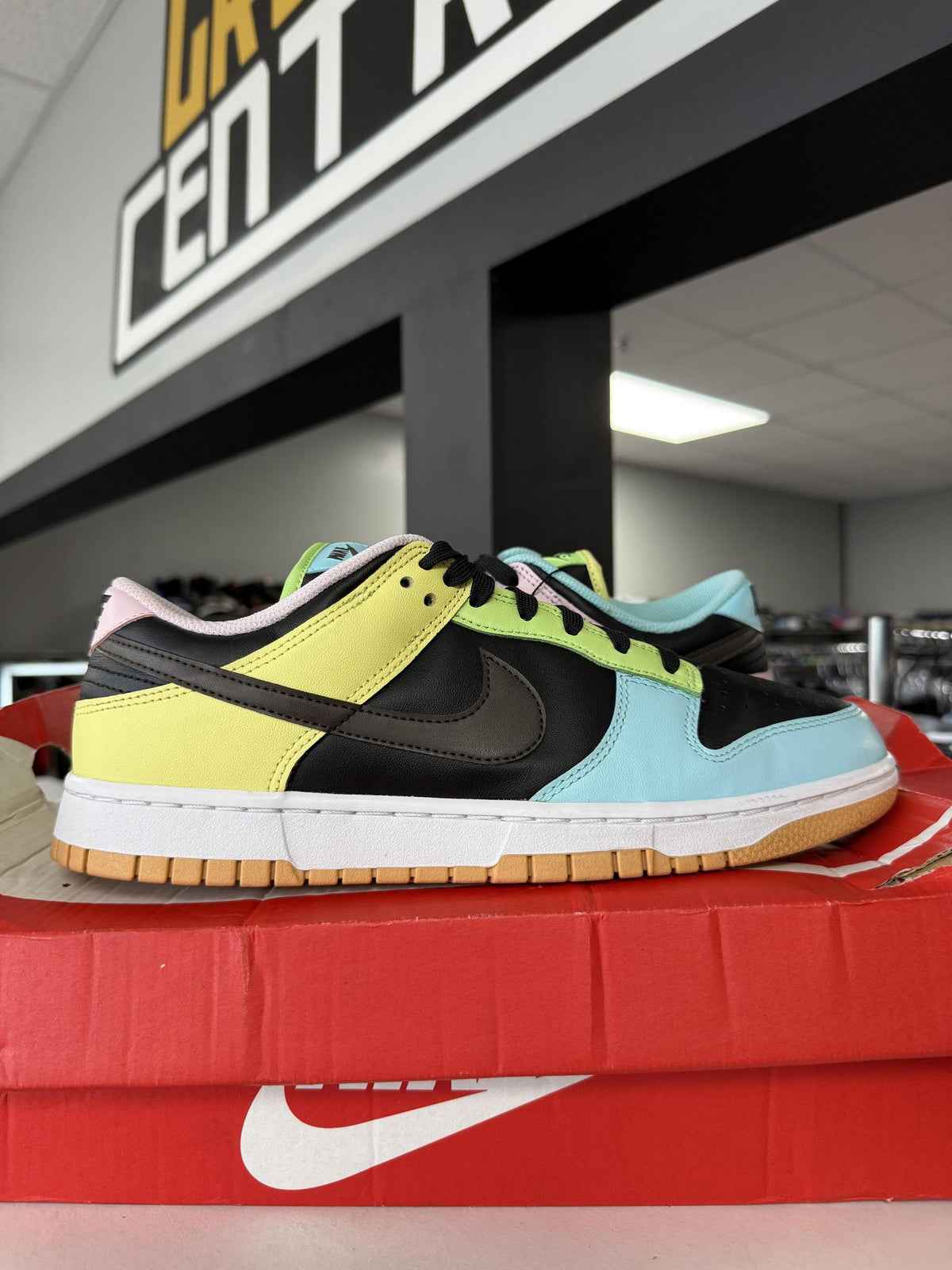 Nike Dunk Low "Free.99 Black" Used Size 10.5