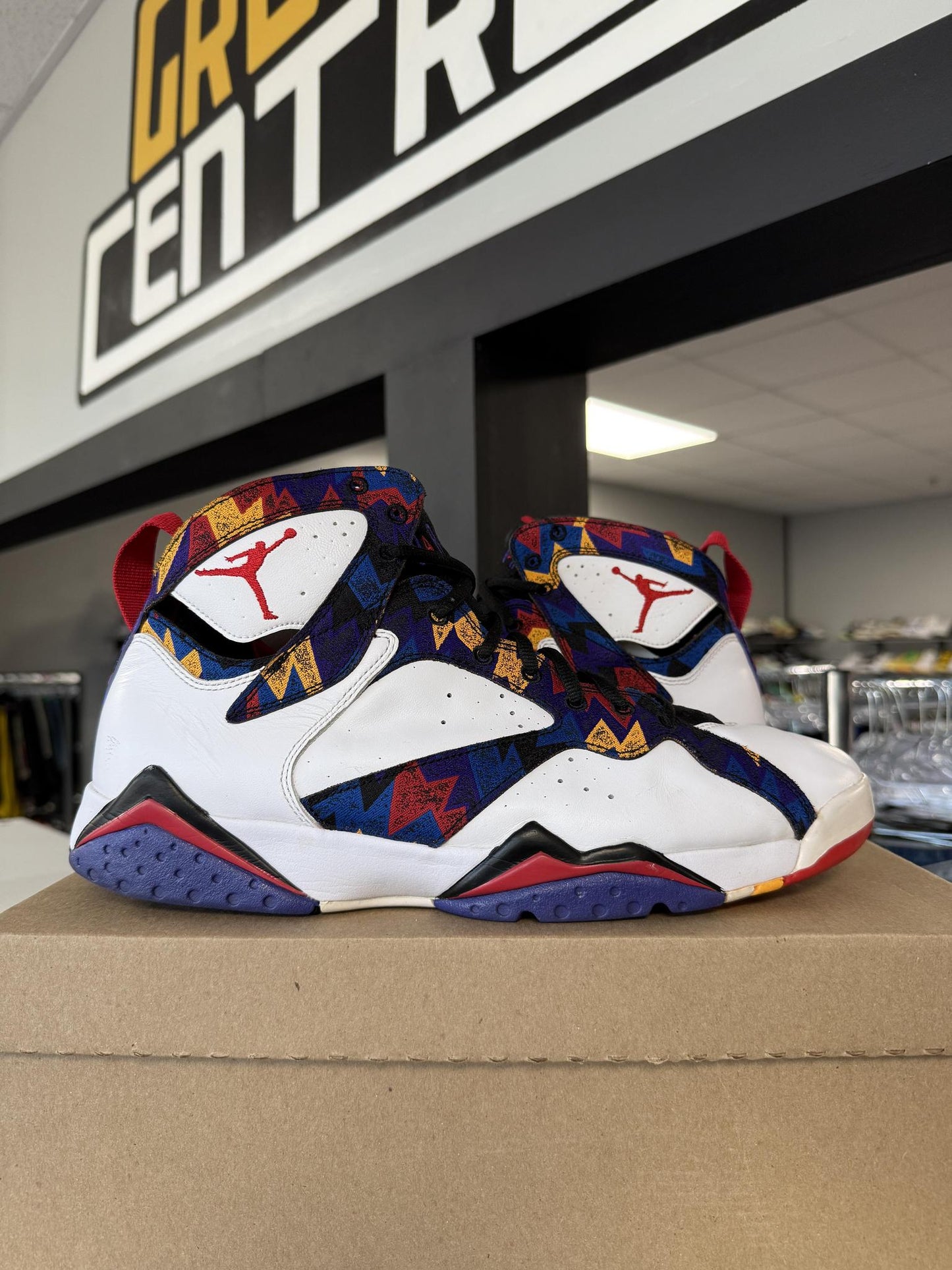 Jordan 7 "Sweater" Used Size 12