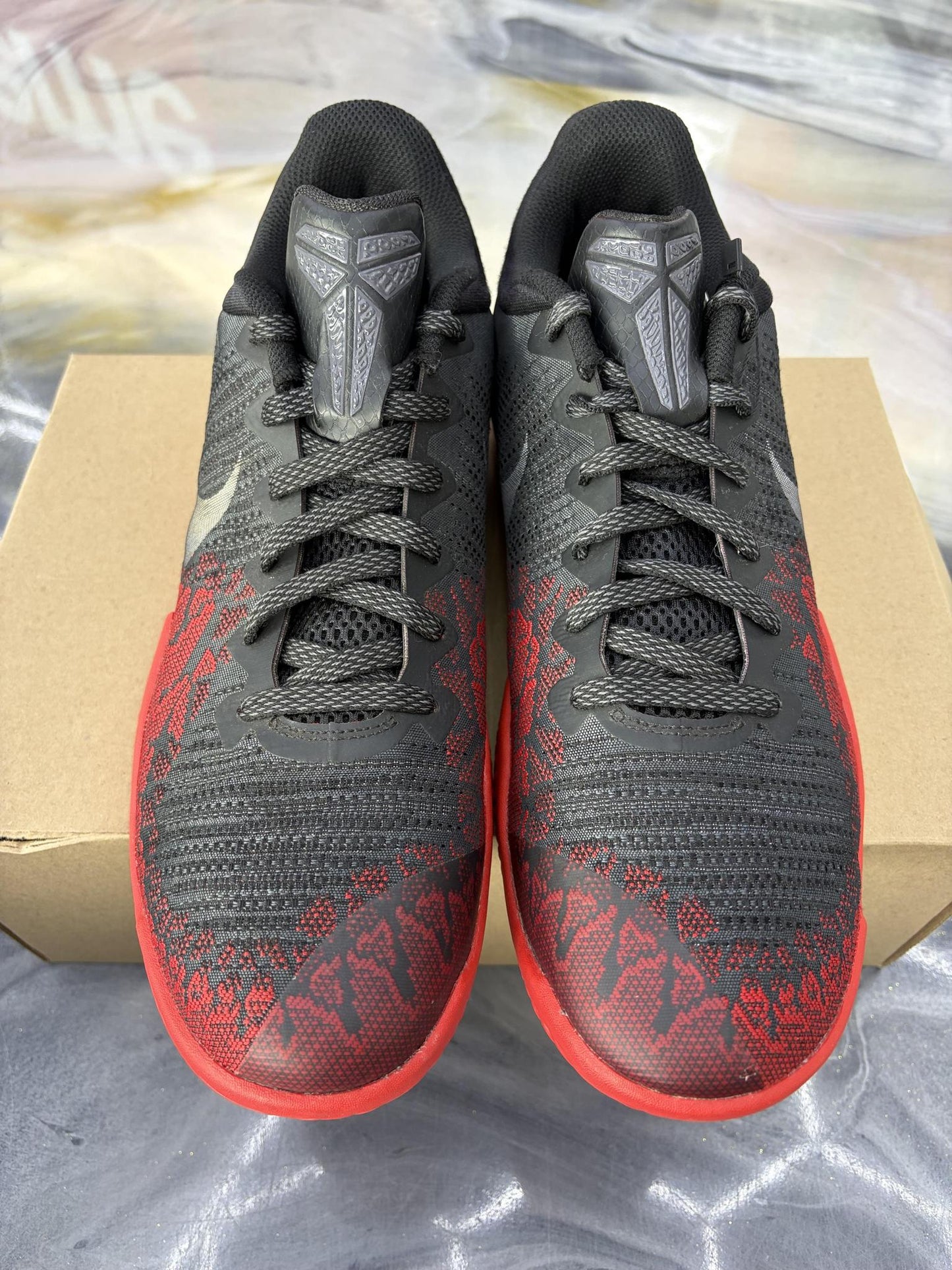 Nike Mamba Rage "Black Red" Used Size 12