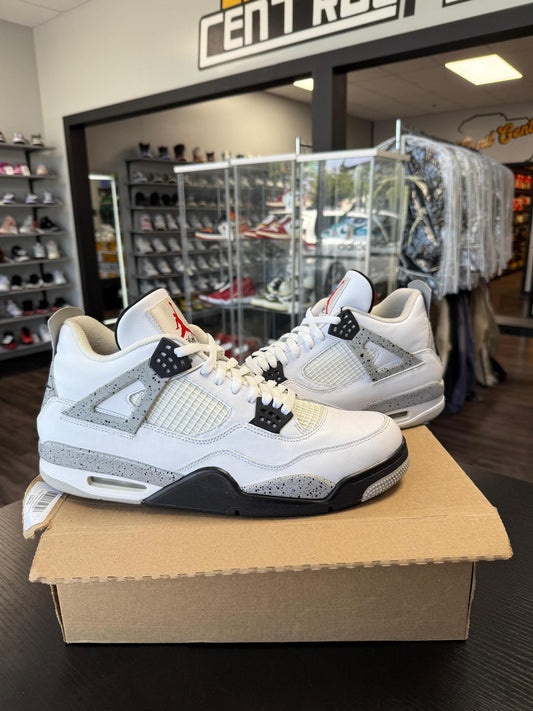 Jordan 4 "White Cement" (2016) Used Size 14