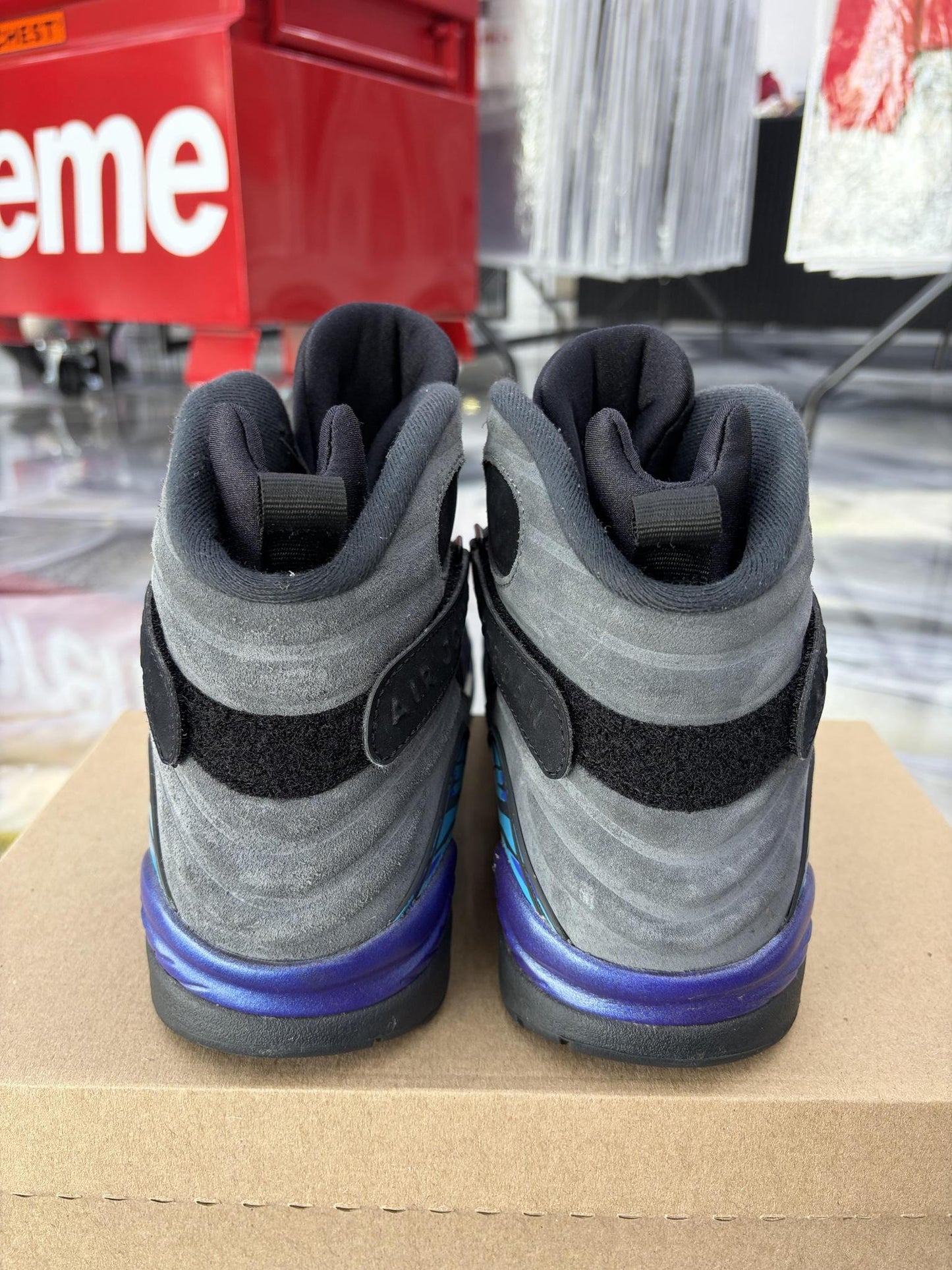 Jordan 8 "Aqua" Used Size 12