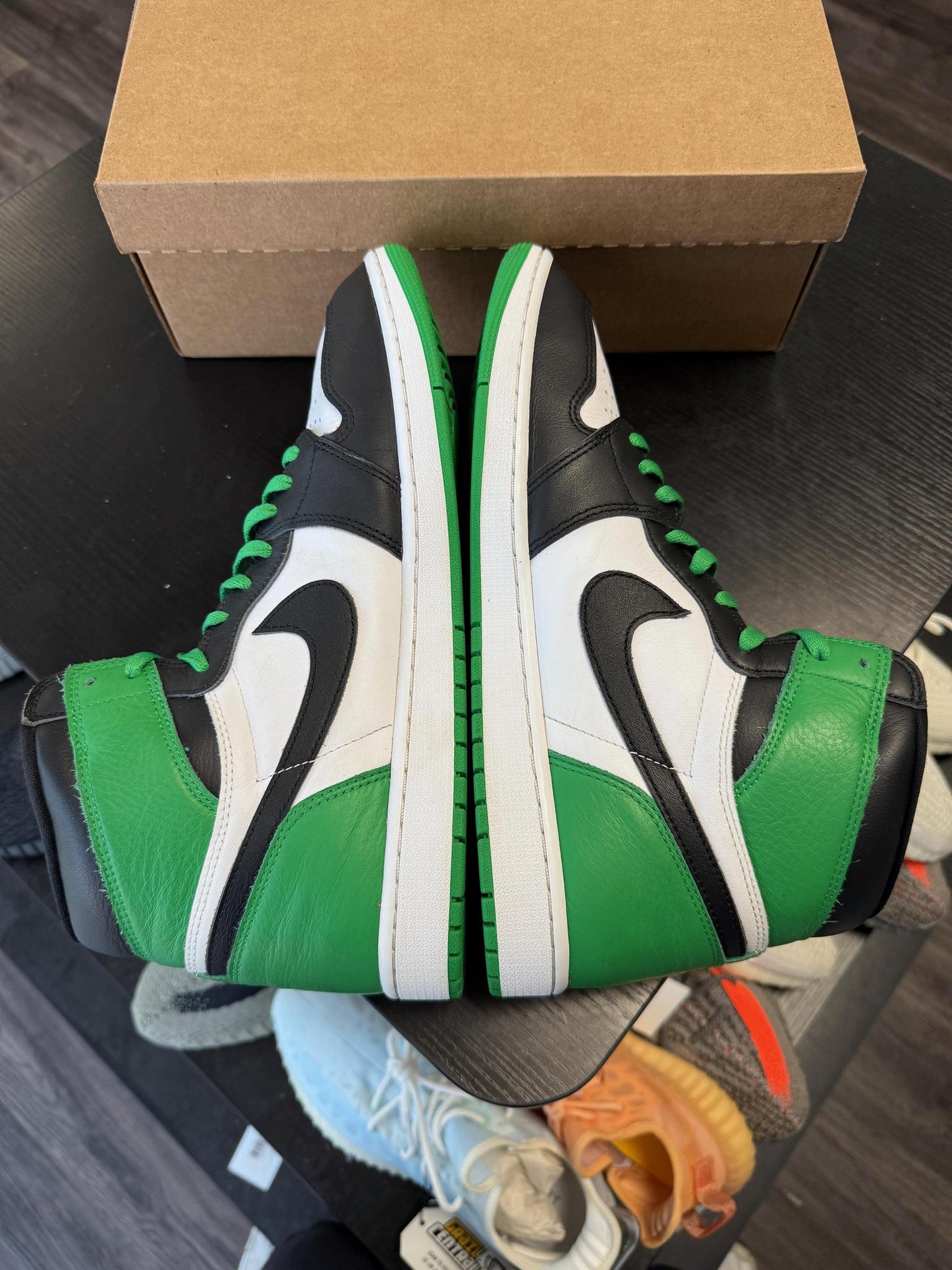 Jordan 1 "Lucky Green" Used Size 14