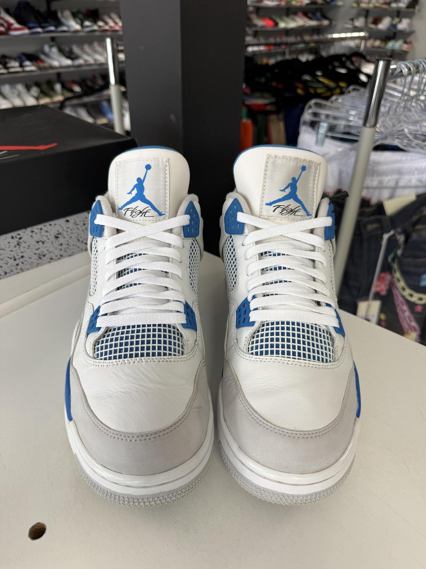 Jordan 4 "Military Blue" Used Size 12