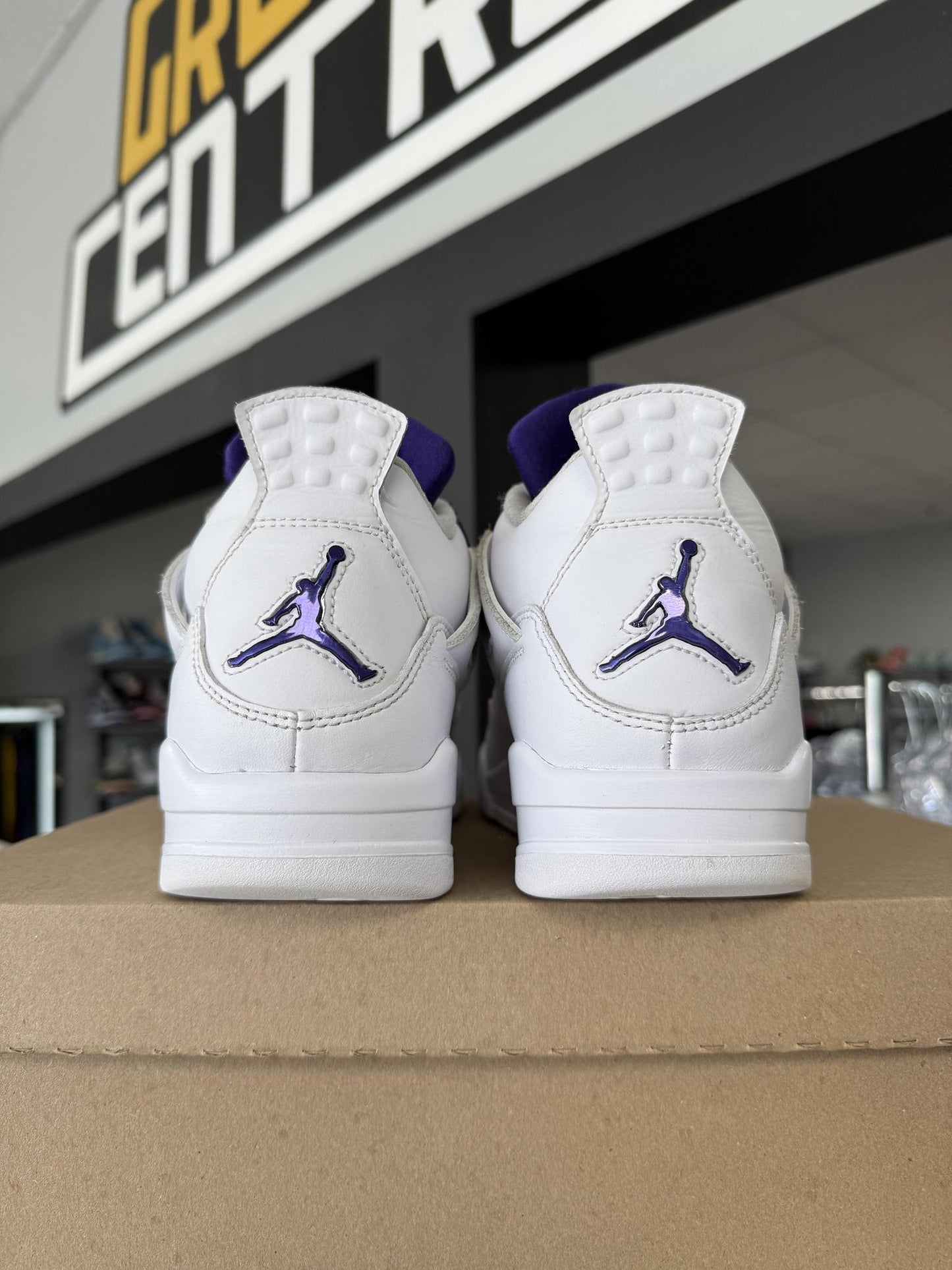 Jordan 4 "Purple Metallic" Used Size 8