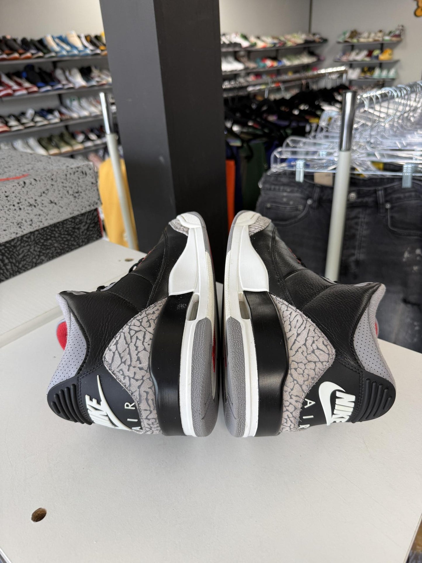 Jordan 3 "Black Cement" Used Size 10.5