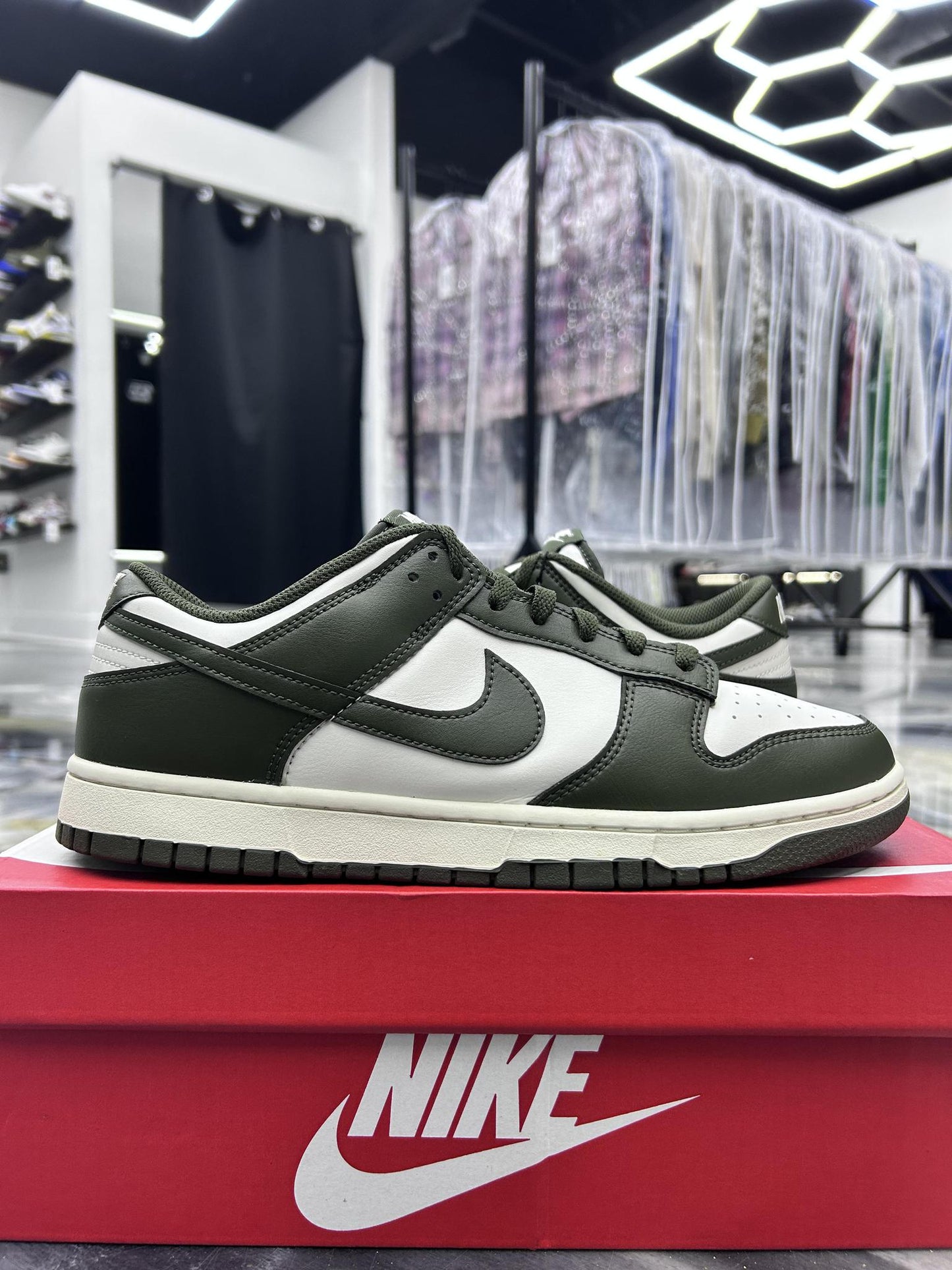 Nike Dunk Low "Cargo Khaki" Used Size 11
