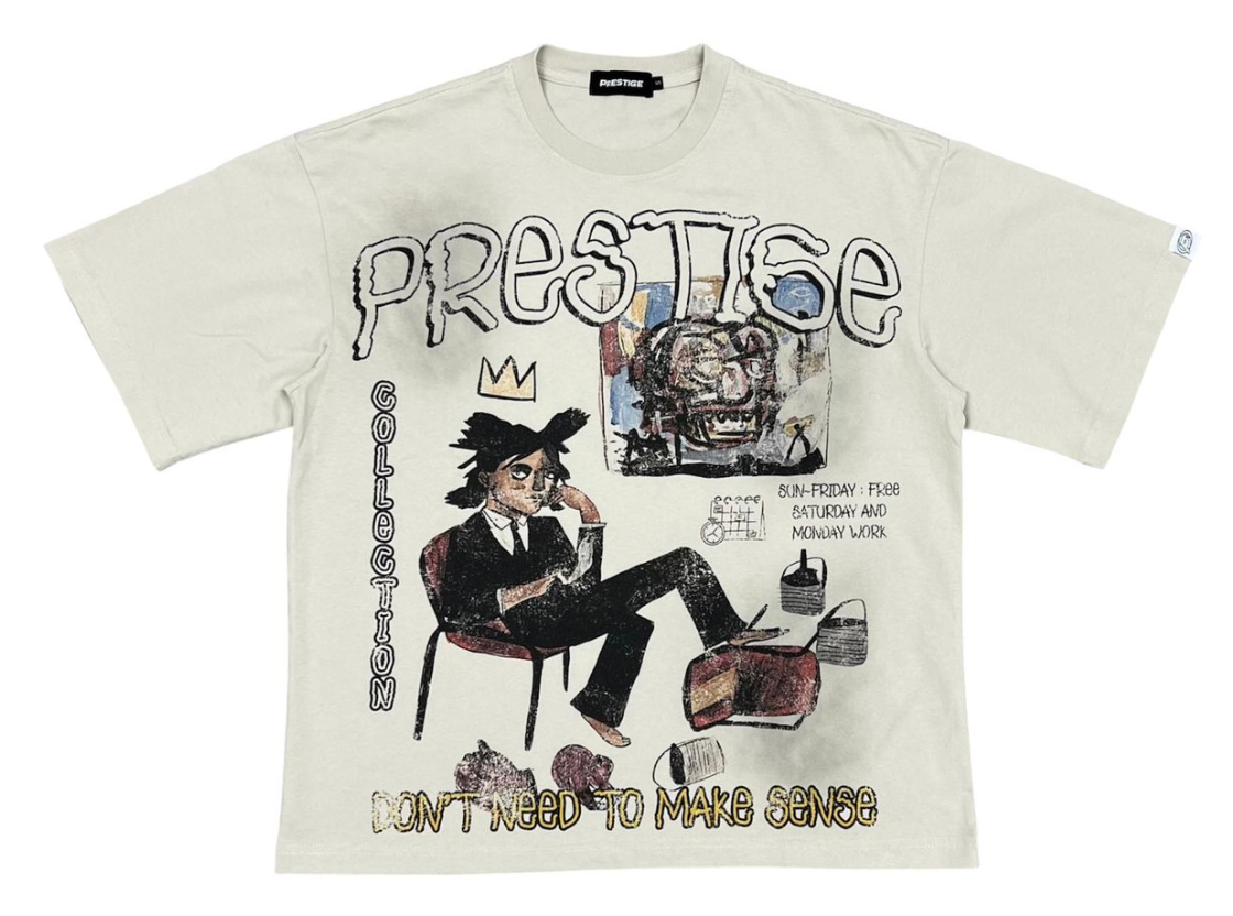 Prestige Don't Make No Sense Tee "White"