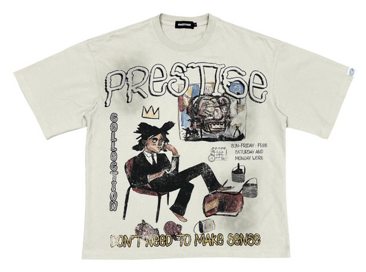 Prestige Don't Make No Sense Tee "White"