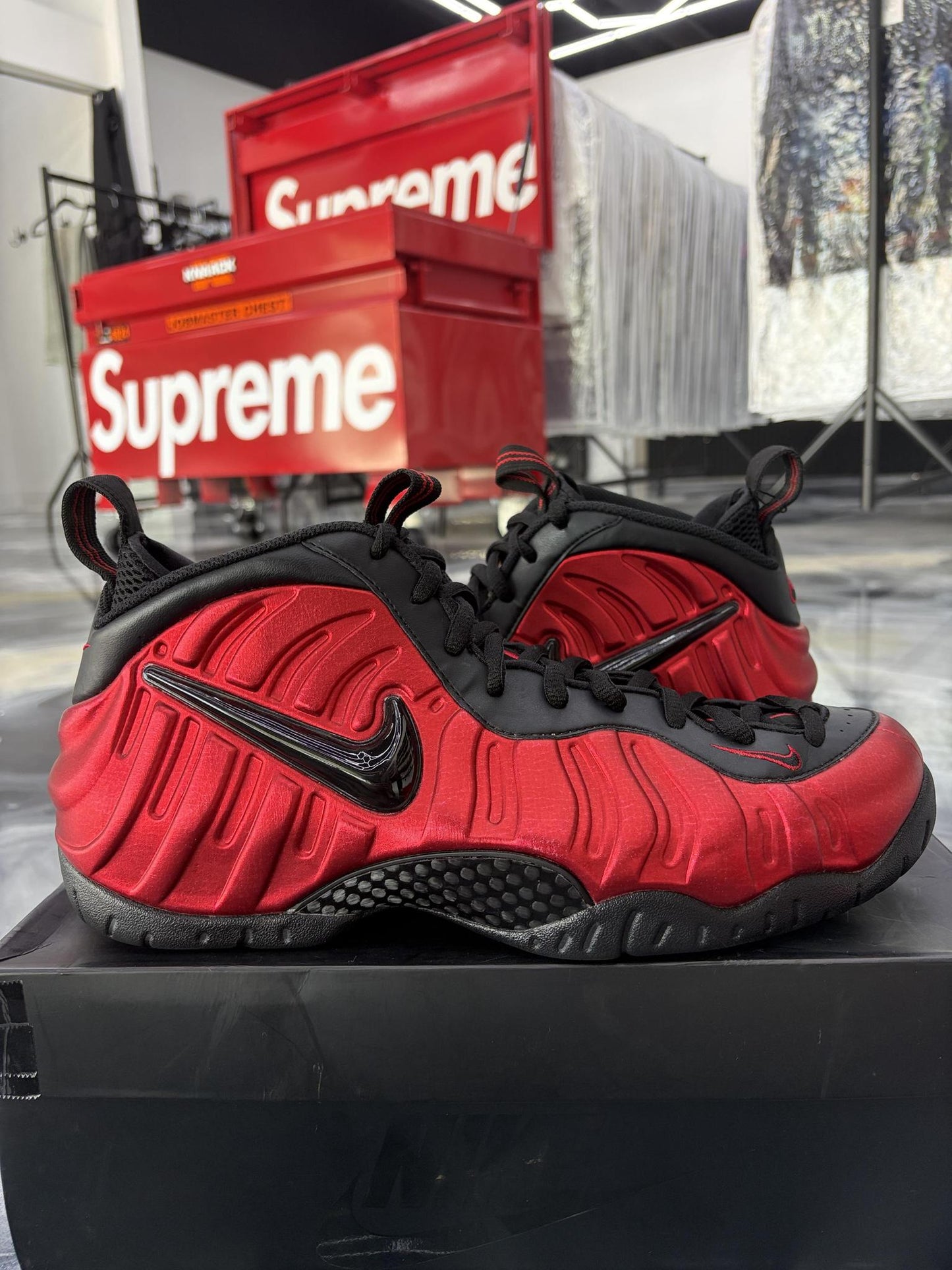 Nike Foamposite Pro "Gym Red" Used Size 13
