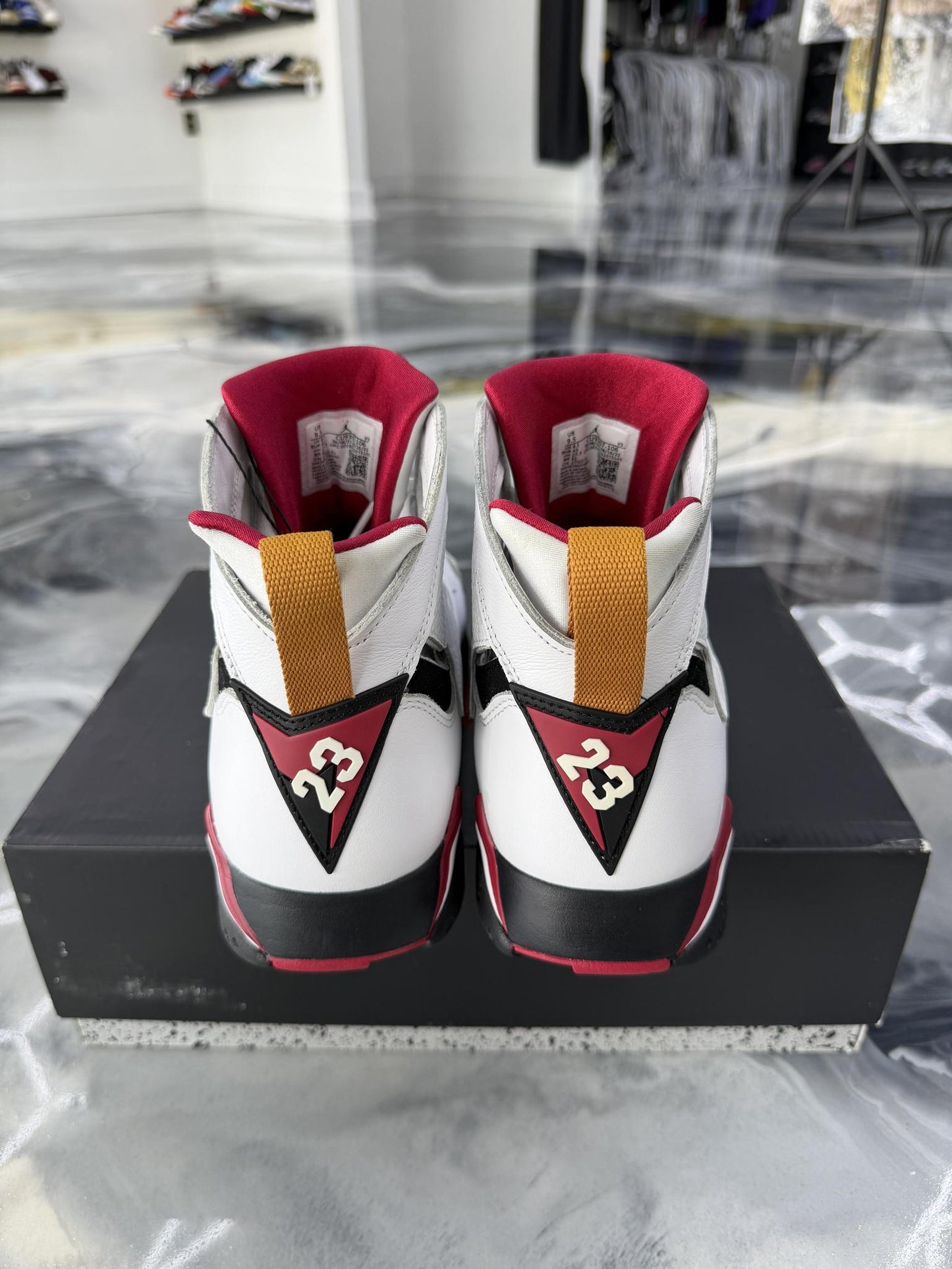 Jordan 7 "Cardinal" Used Size 9.5