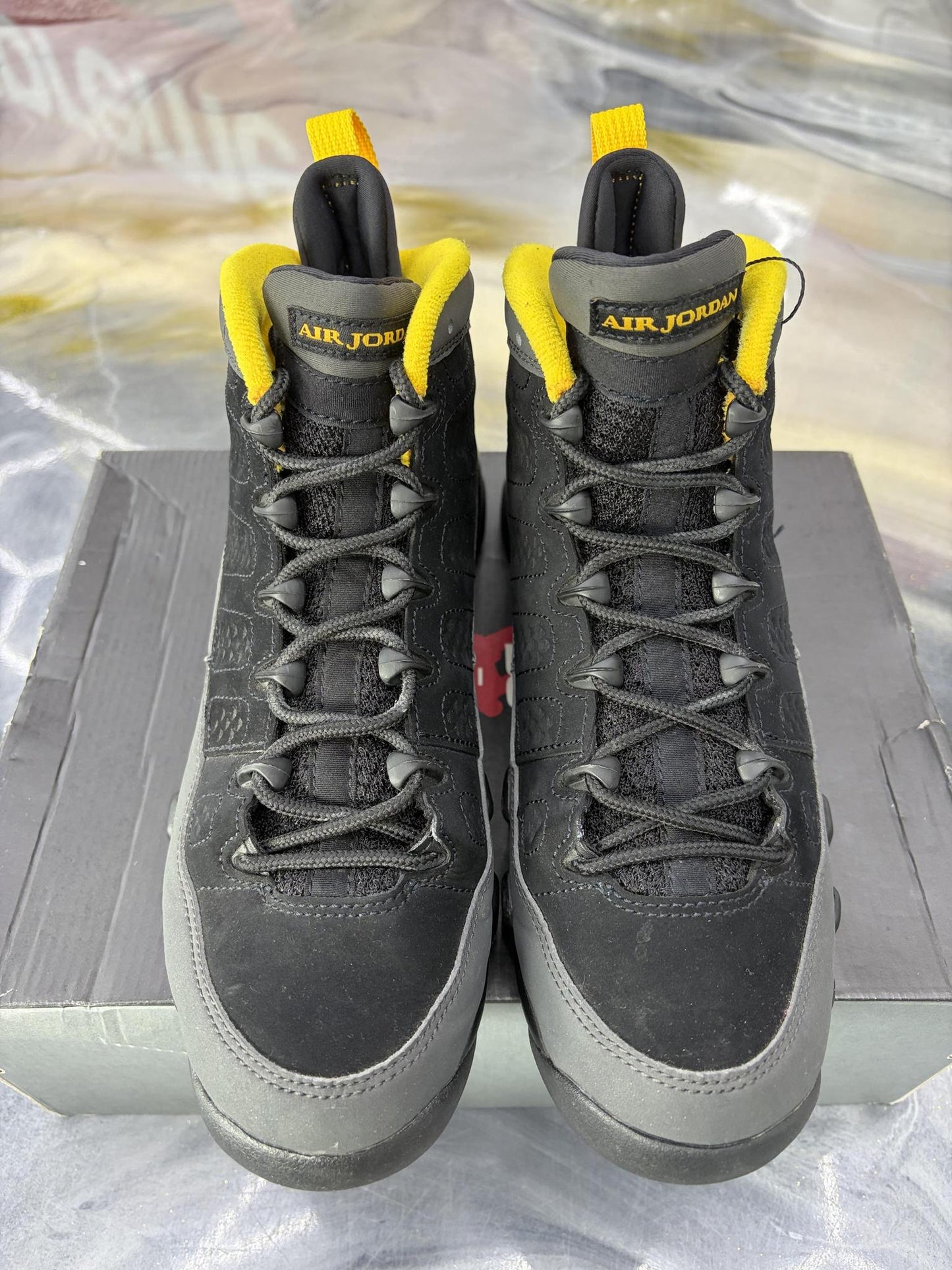 Jordan 9 "University Gold" Used Size 7Y/8.5W
