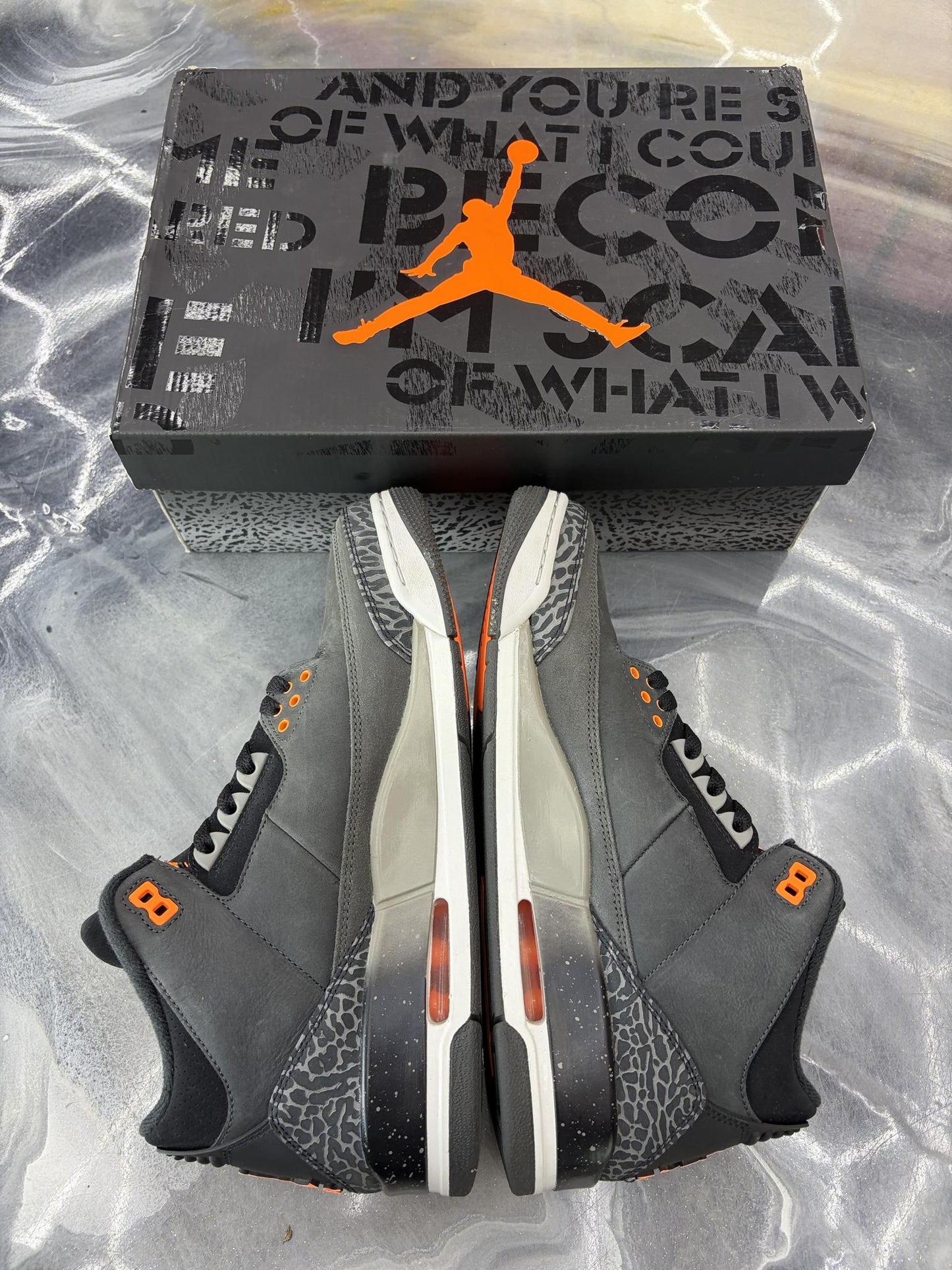 Jordan 3 "Fear" Used Size 10