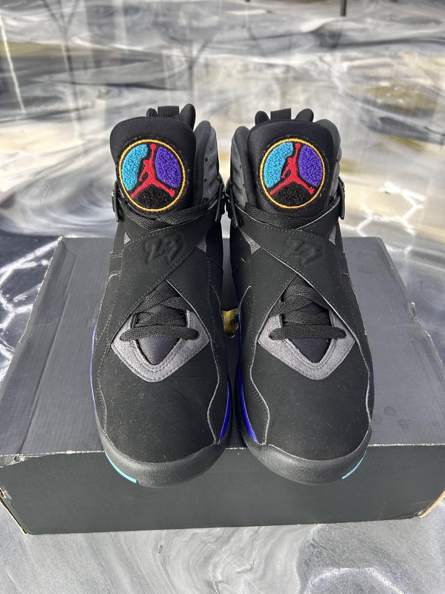Jordan 8 "Aqua 2015" Used Size 9