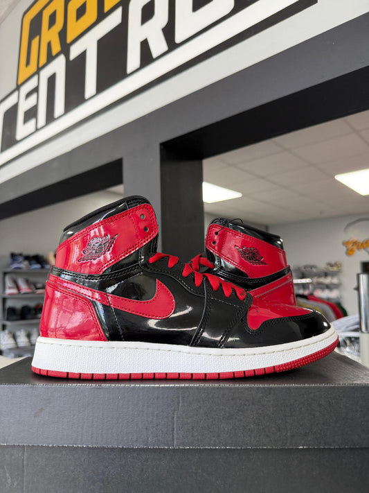 Jordan 1 "Patent Bred" Used Size 7Y/8.5W